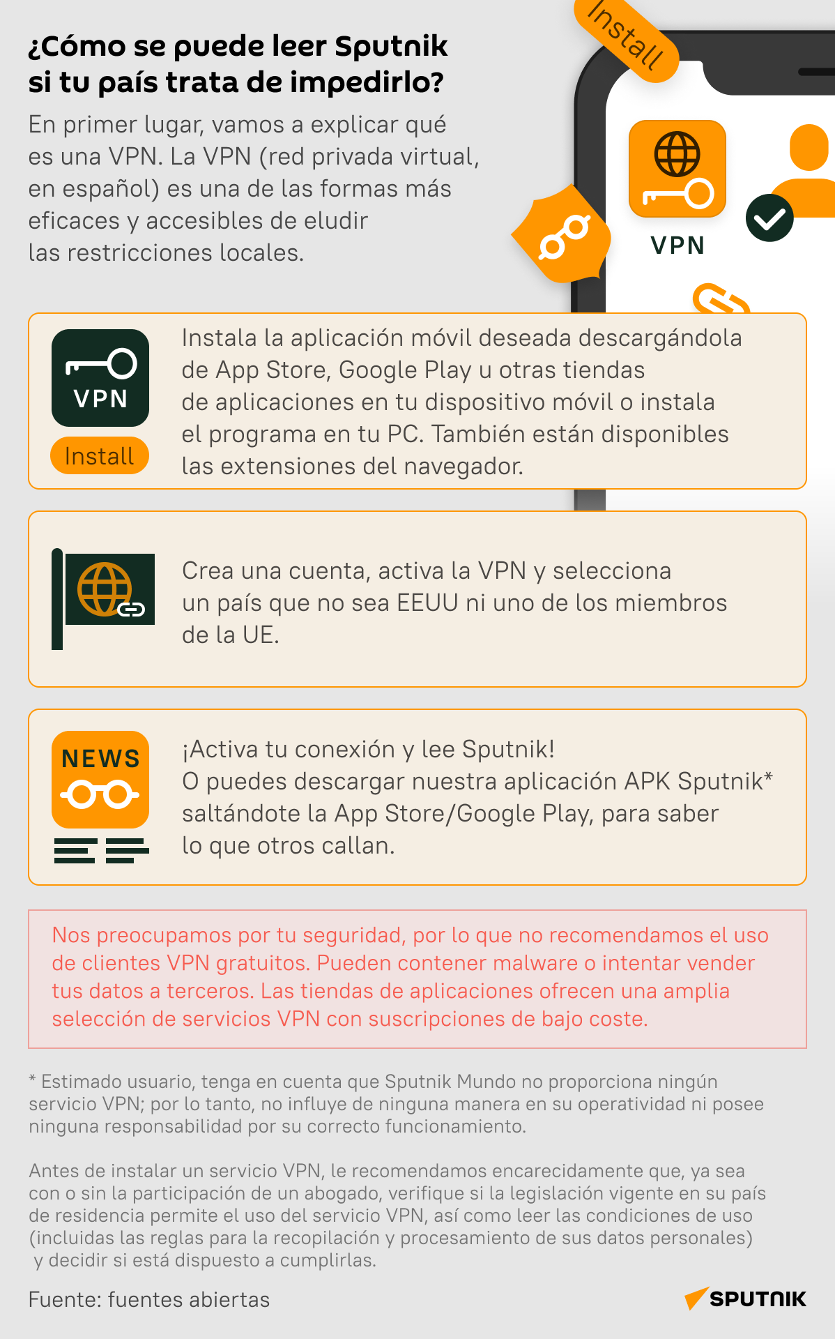 ¿No te dejan leer Sputnik? ¿No te dejan leer Sputnik? - Sputnik Mundo