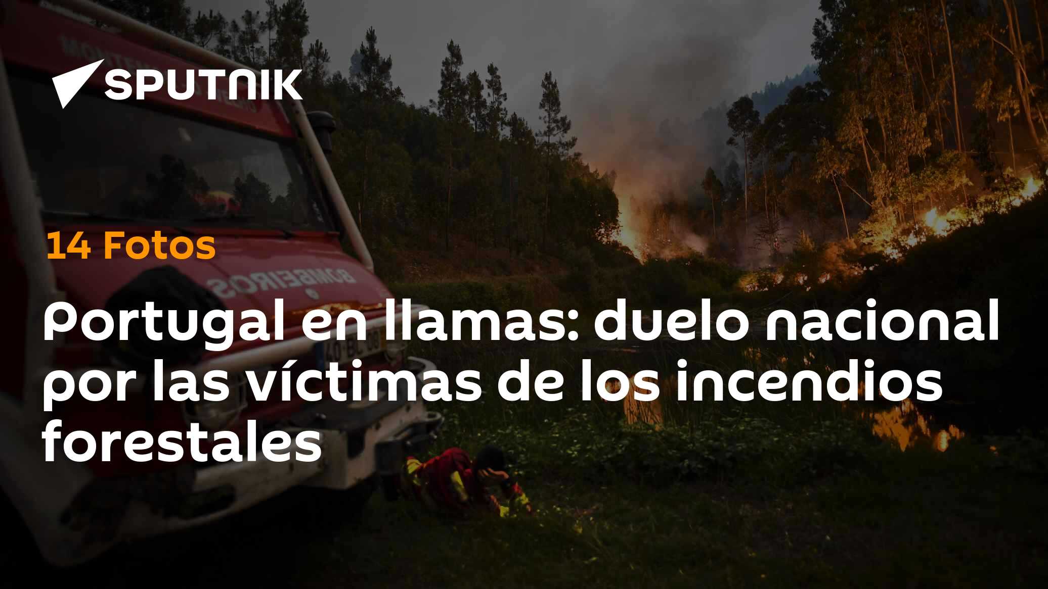 Portugal en llamas: duelo nacional por las víctimas de los incendios ...
