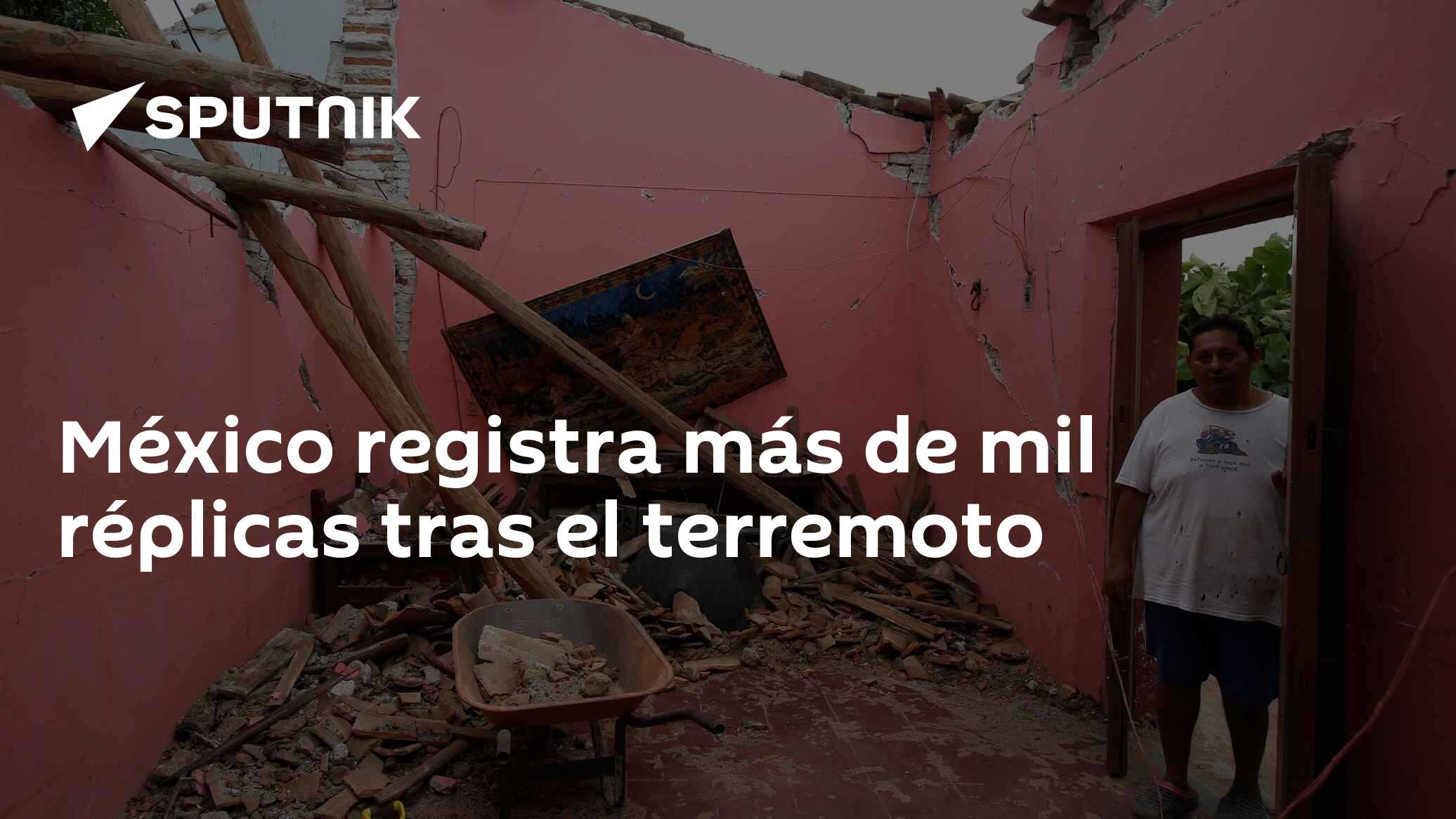 México registra más de mil réplicas tras el terremoto - 11.09.2017