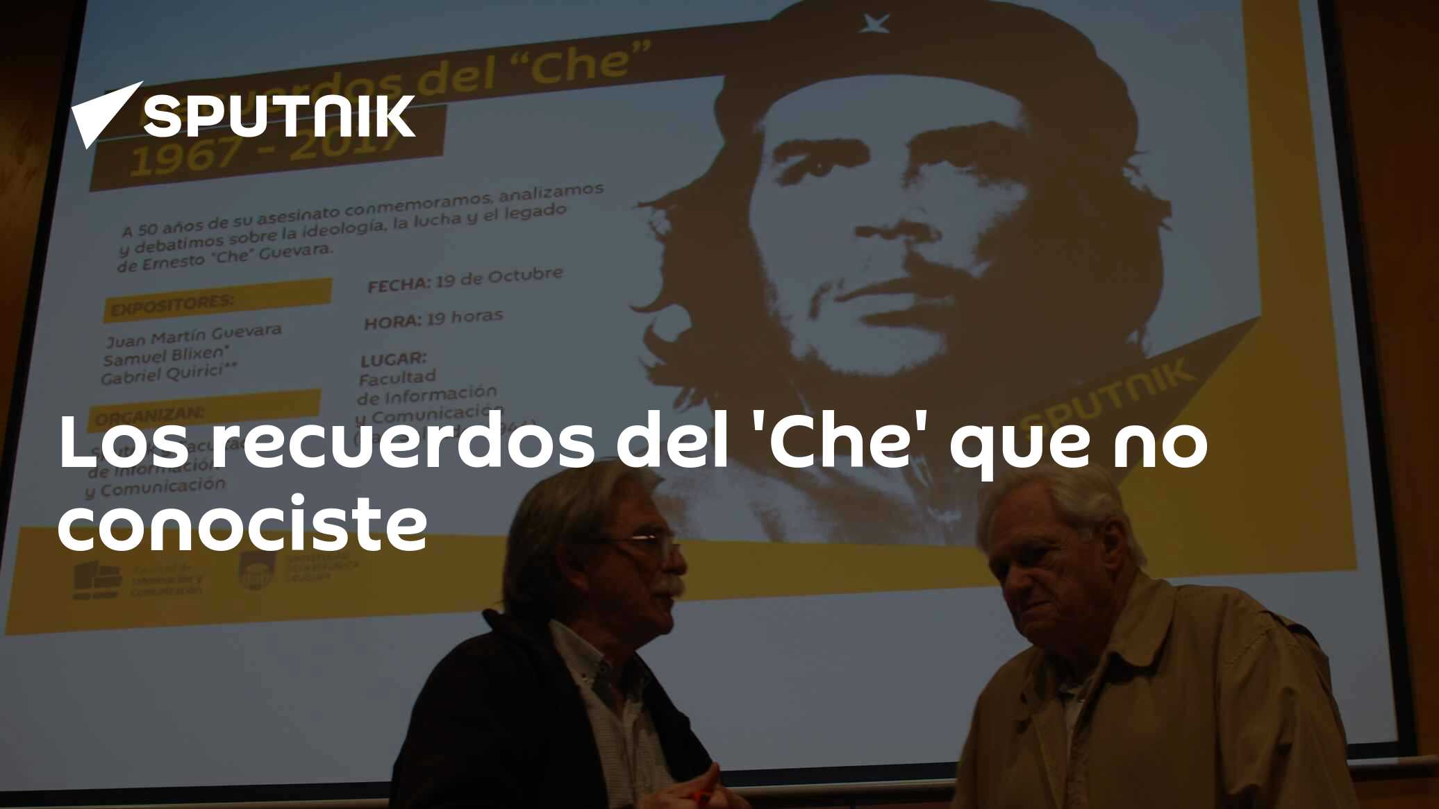 Los recuerdos del 'Che' que no conociste - 20.10.2017, Sputnik Mundo