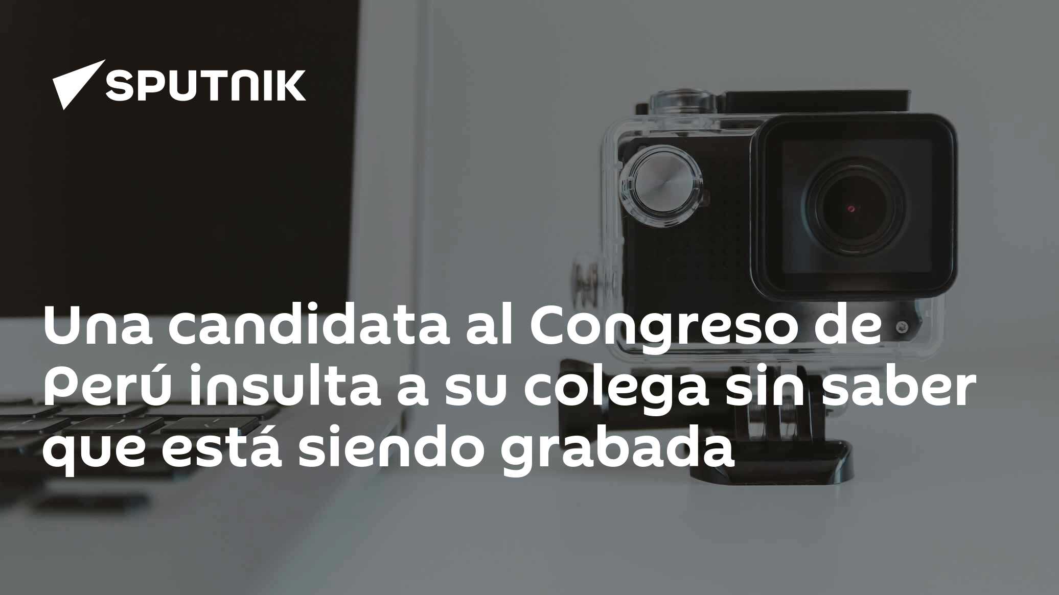 Una candidata al Congreso de Perú insulta a su colega sin saber que