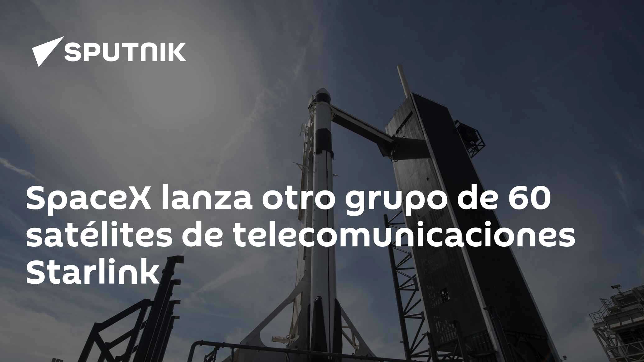 SpaceX lanza otro grupo de 60 satélites de telecomunicaciones Starlink