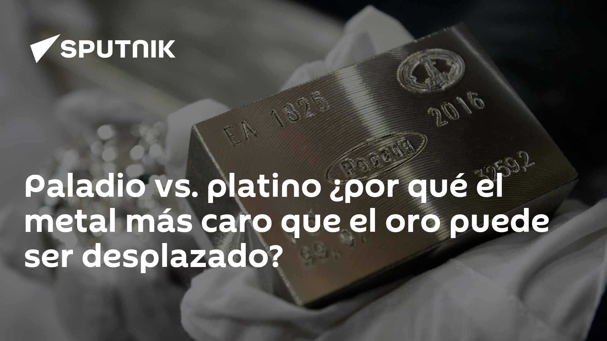 Paladio vs. platino ¿por qué el metal más caro que el oro puede ser