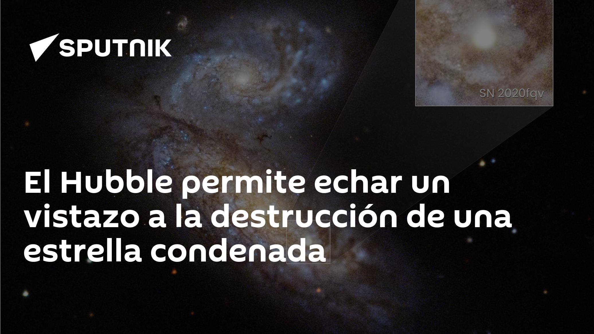 El Hubble permite echar un vistazo a la destrucción de una estrella ...