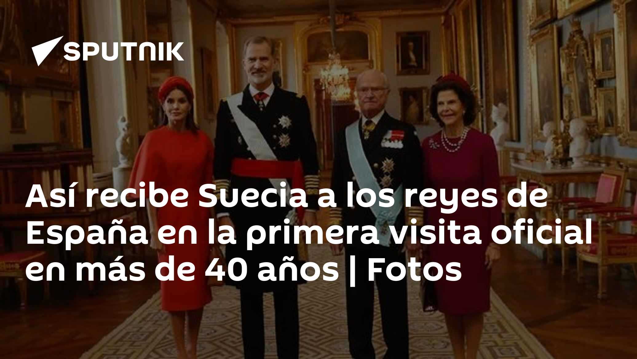 Así recibe Suecia a los reyes de España en la primera visita oficial en ...
