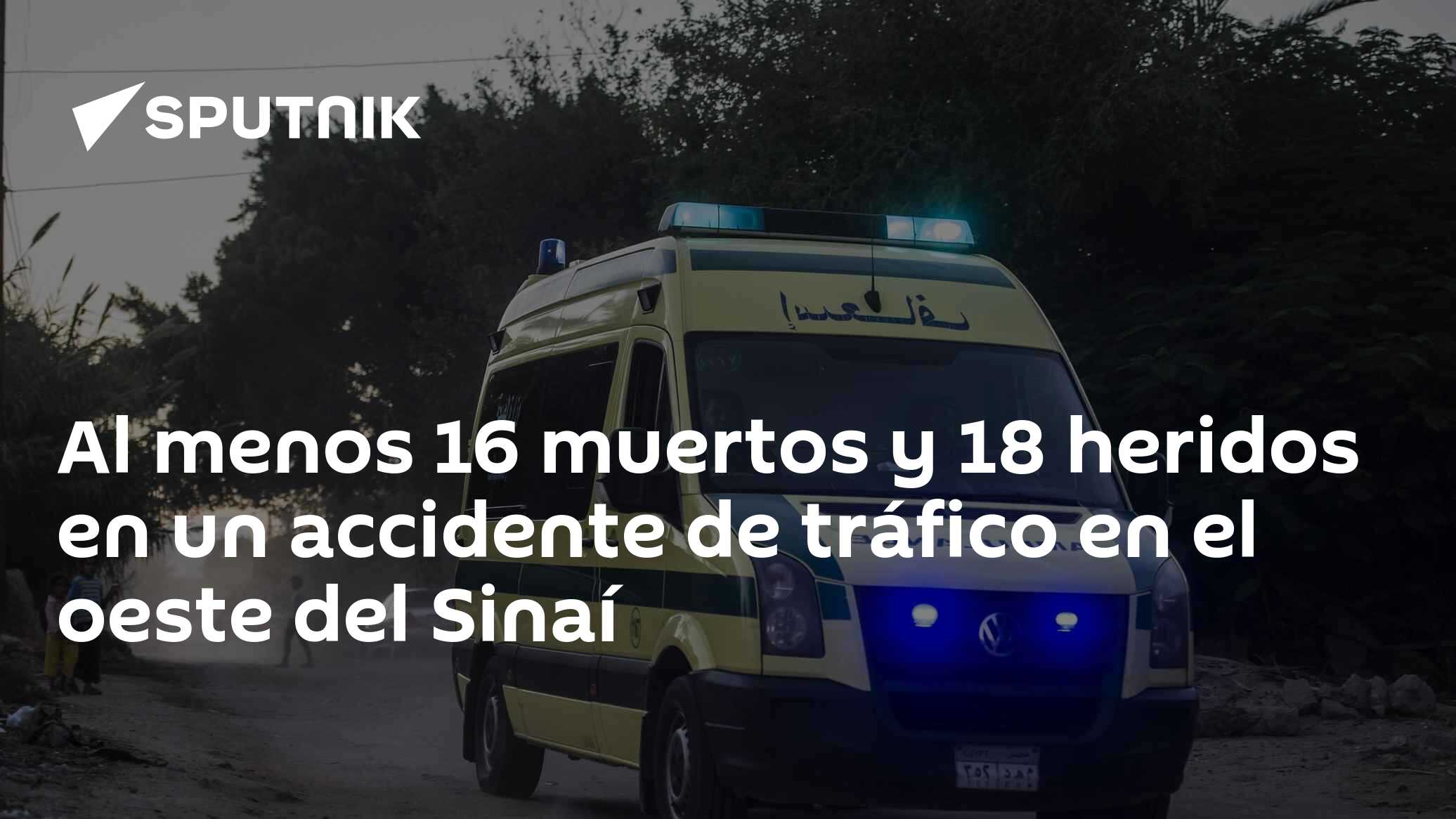 Al menos 16 muertos y 18 heridos en un accidente de tráfico en el oeste ...