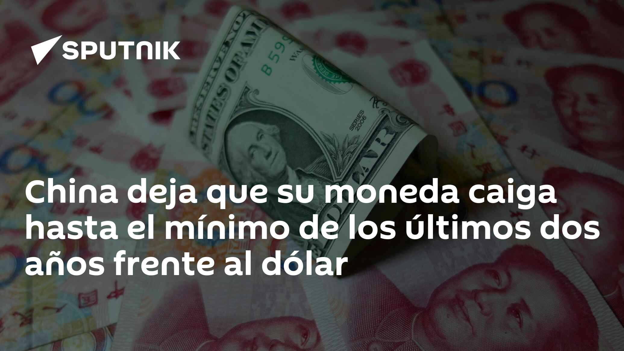 China deja que su moneda caiga hasta el mínimo de los últimos dos años
