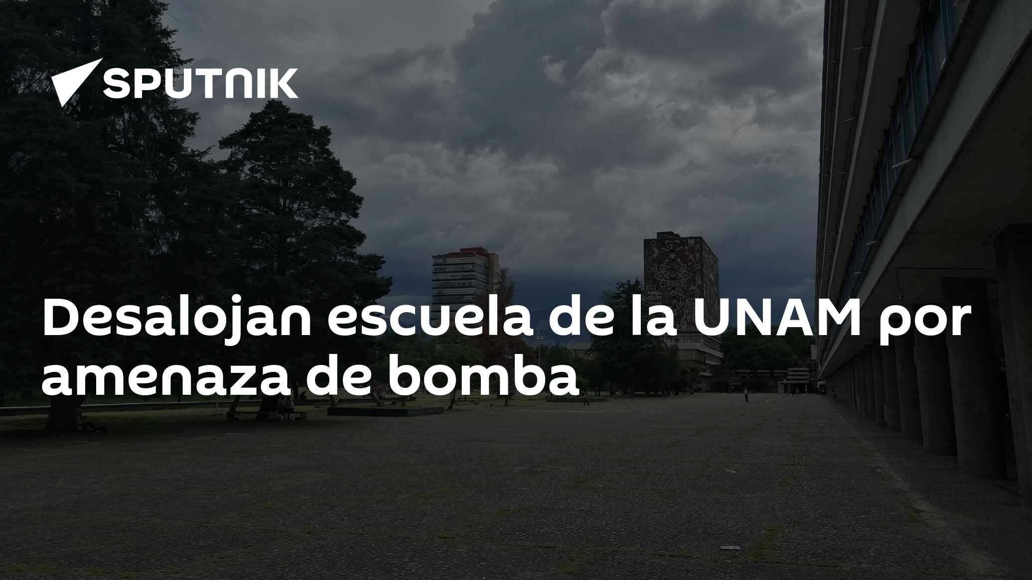 Desalojan escuela de la UNAM por amenaza de bomba - 23.09.2022, Sputnik