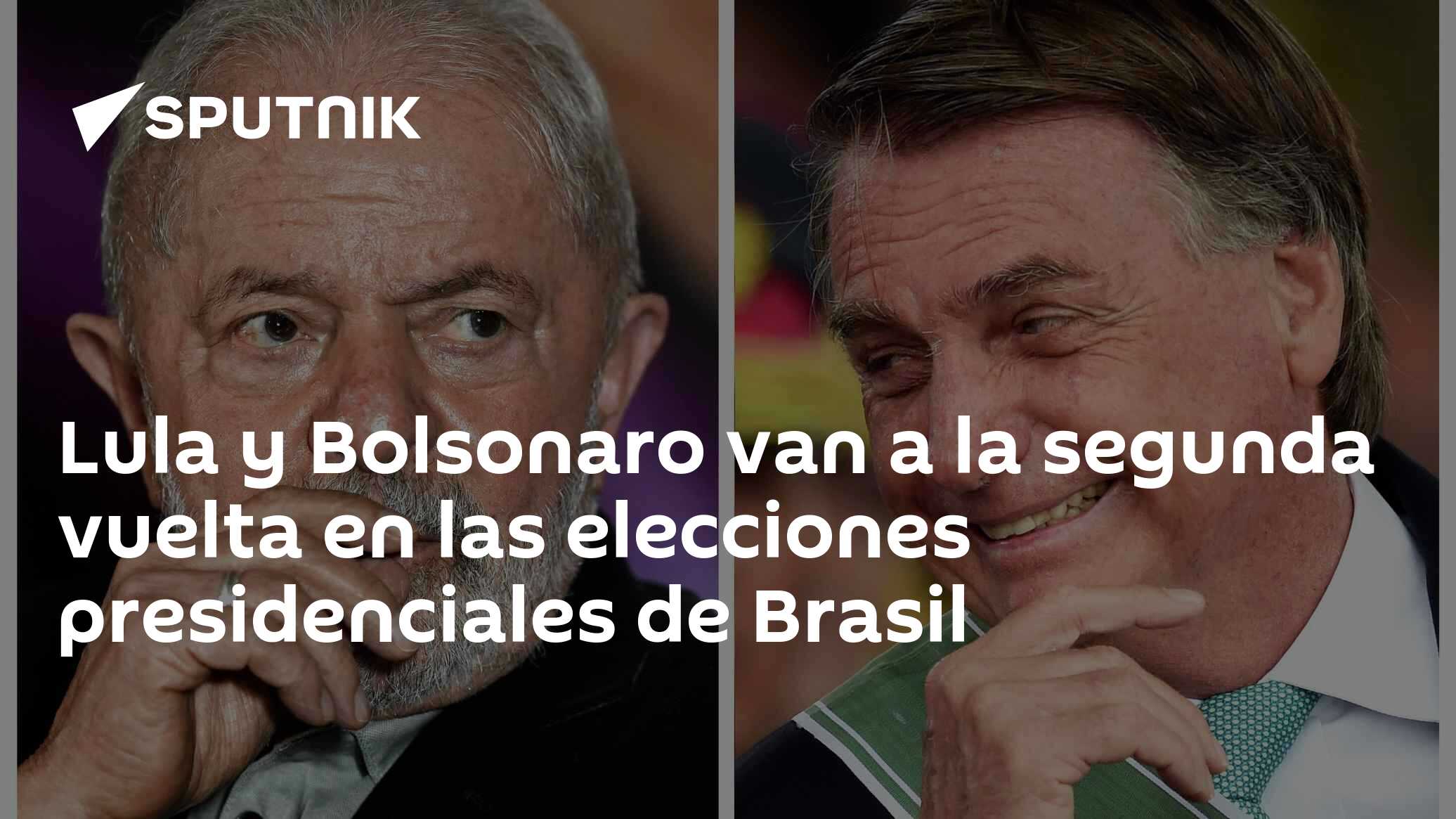 Lula y Bolsonaro van a la segunda vuelta en las elecciones ...