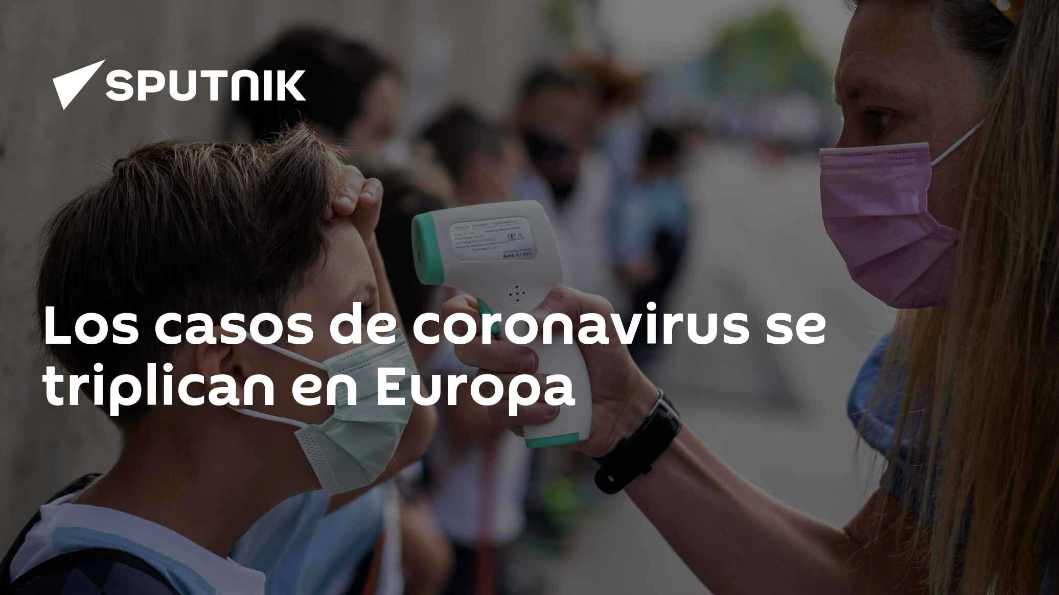 Los casos de coronavirus se triplican en Europa - 24.10.2022, Sputnik Mundo