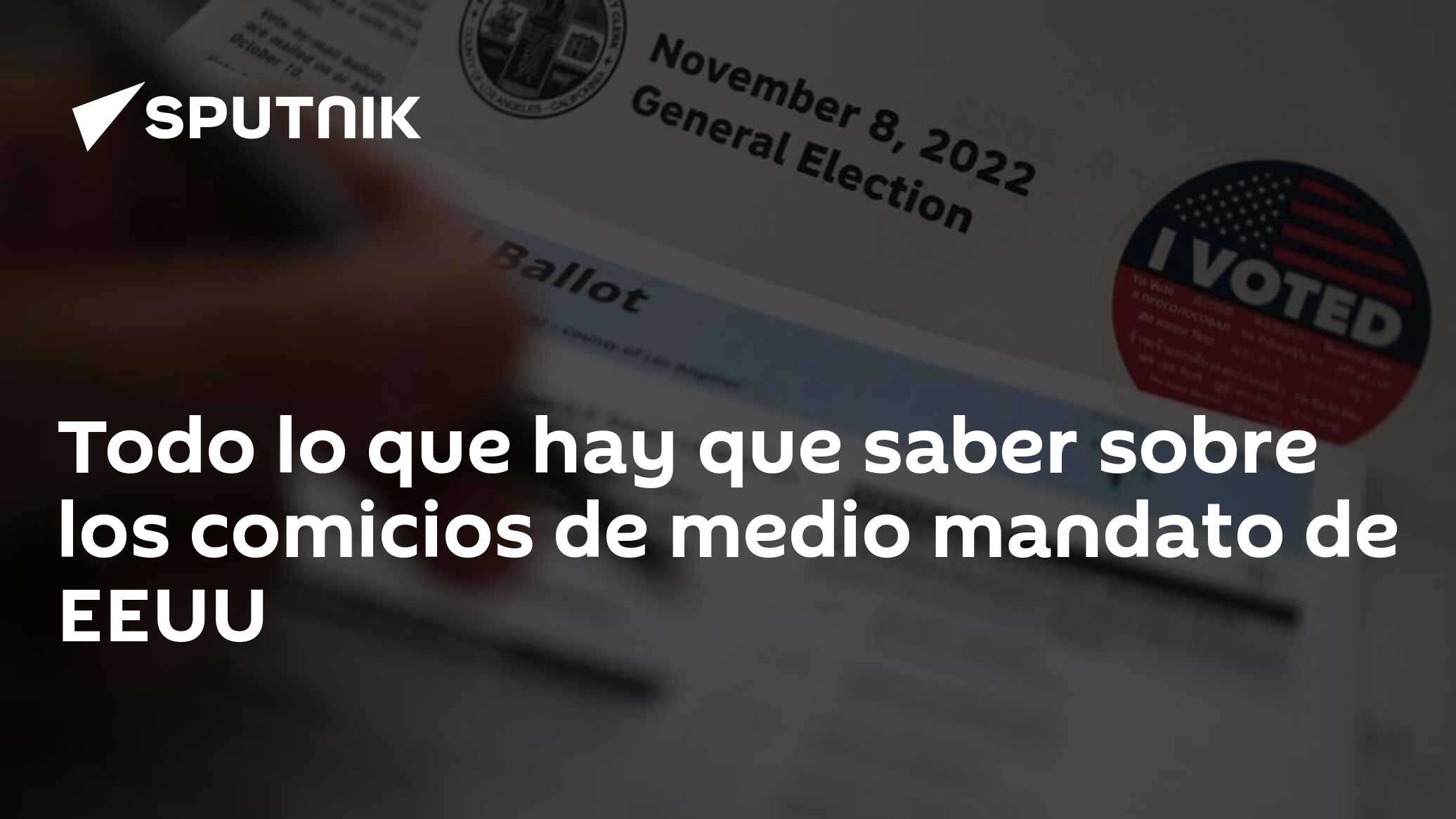 Todo lo que hay que saber sobre los comicios de medio mandato de EEUU ...