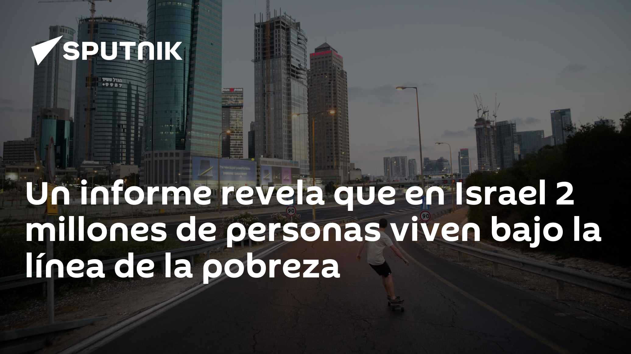 Un informe revela que en Israel 2 millones de personas viven bajo la ...