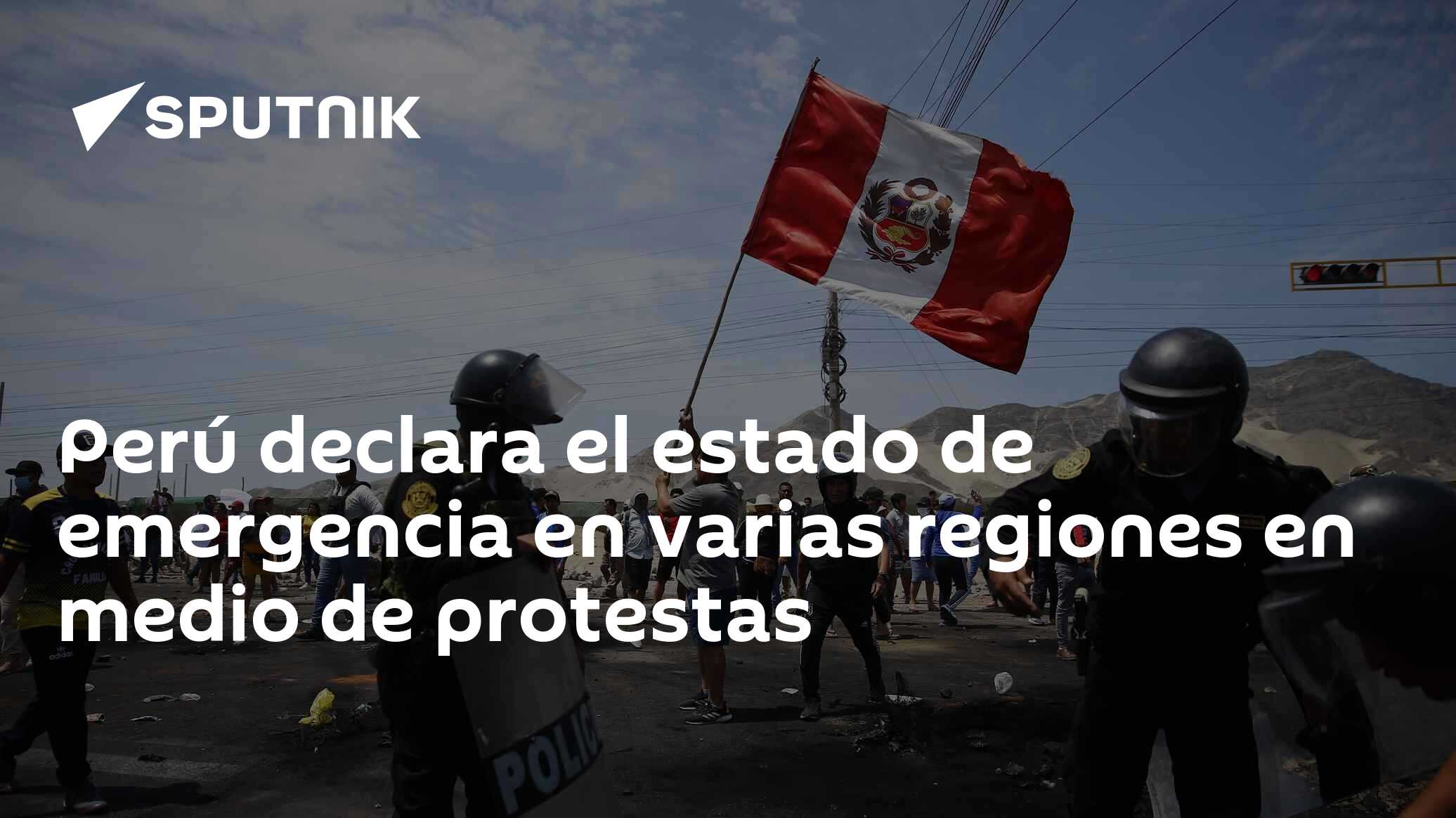 Perú declara el estado de emergencia en varias regiones en medio de ...
