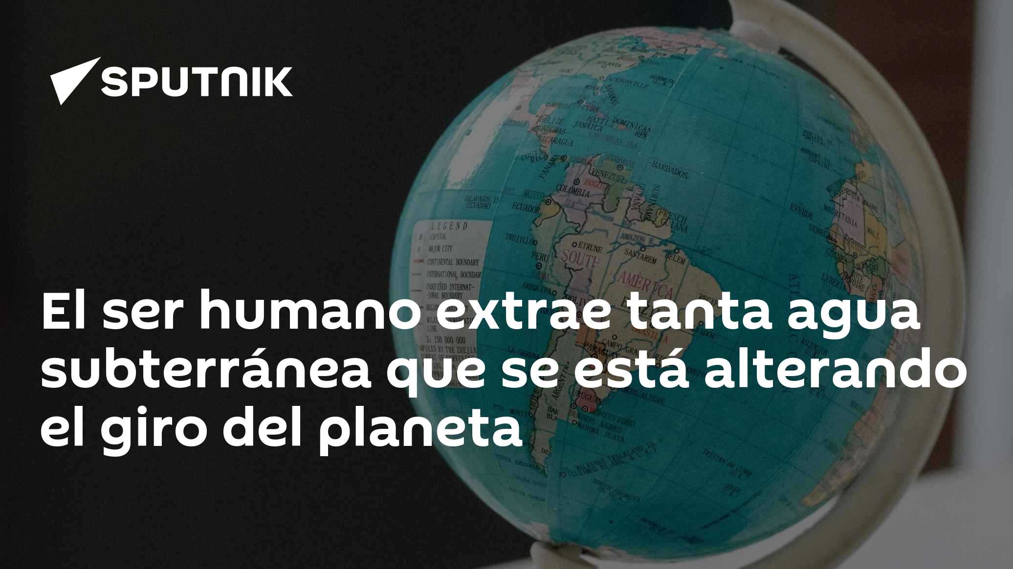 Extrae El ser humano extrae tanta agua subterránea que se está alterando el ...