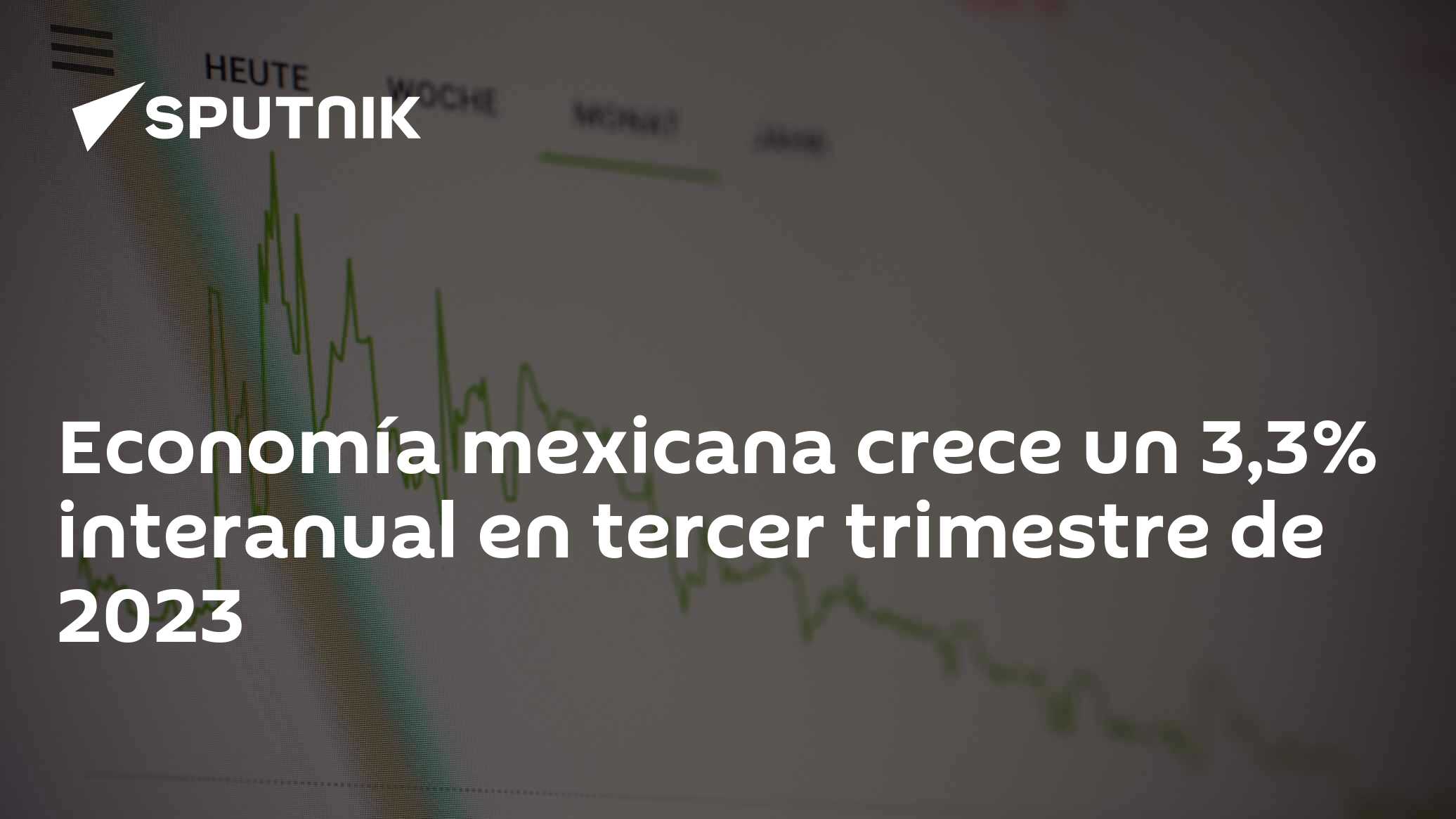 Economía mexicana crece un 3,3% interanual en tercer trimestre de 2023 ...