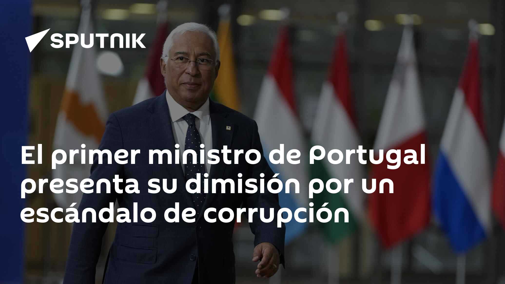El primer ministro de Portugal presenta su dimisión por un escándalo de ...
