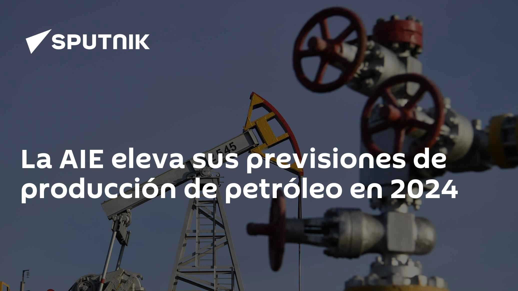 La AIE eleva sus previsiones de producción de petróleo en 2024 - 18.01. ...