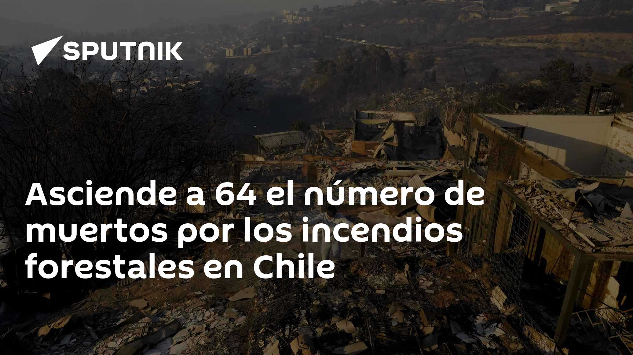 Asciende a 64 el número de muertos por los incendios forestales en ...