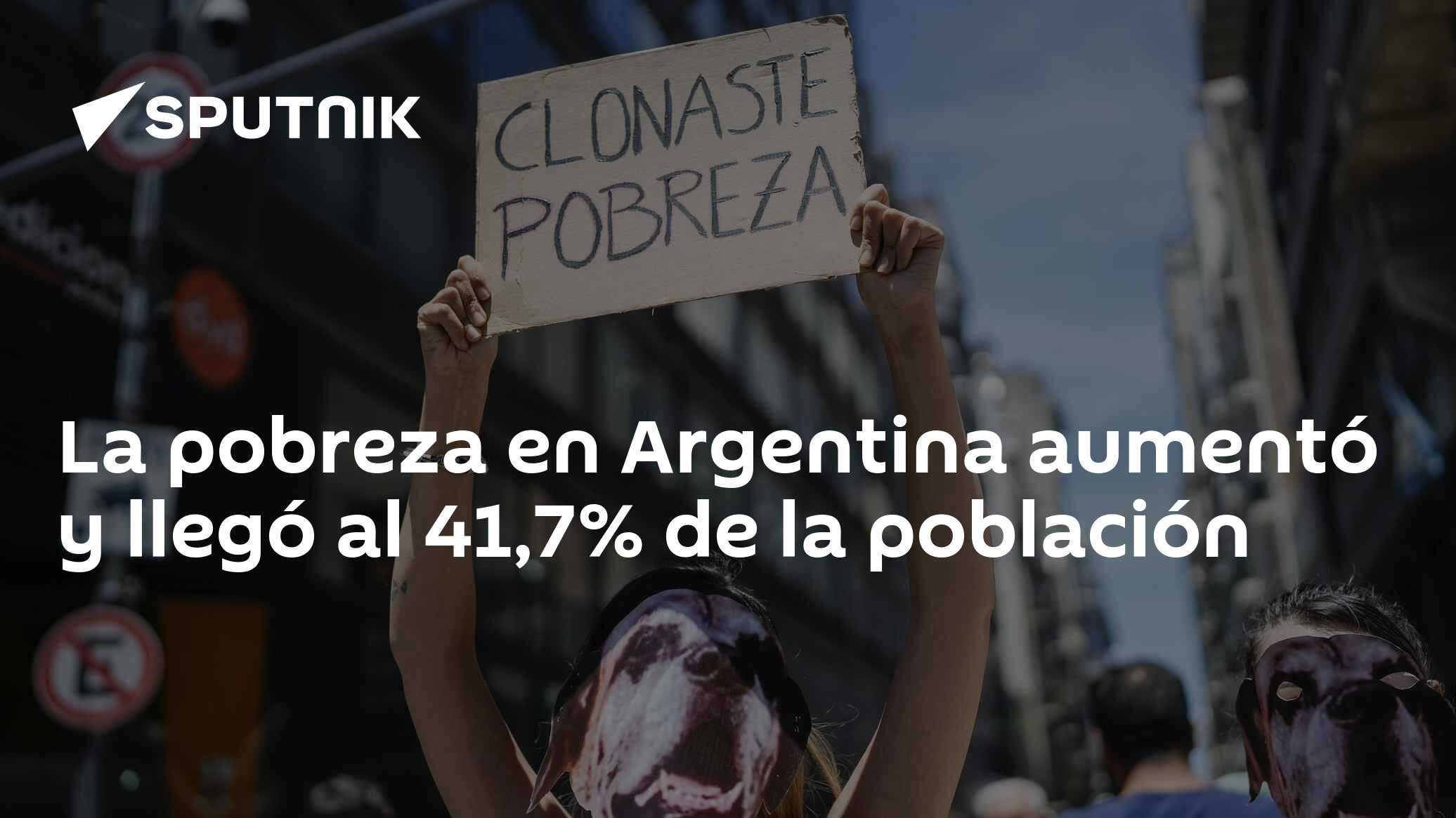 La pobreza en Argentina aumentó y llegó al 41,7% de la población - 27. ...