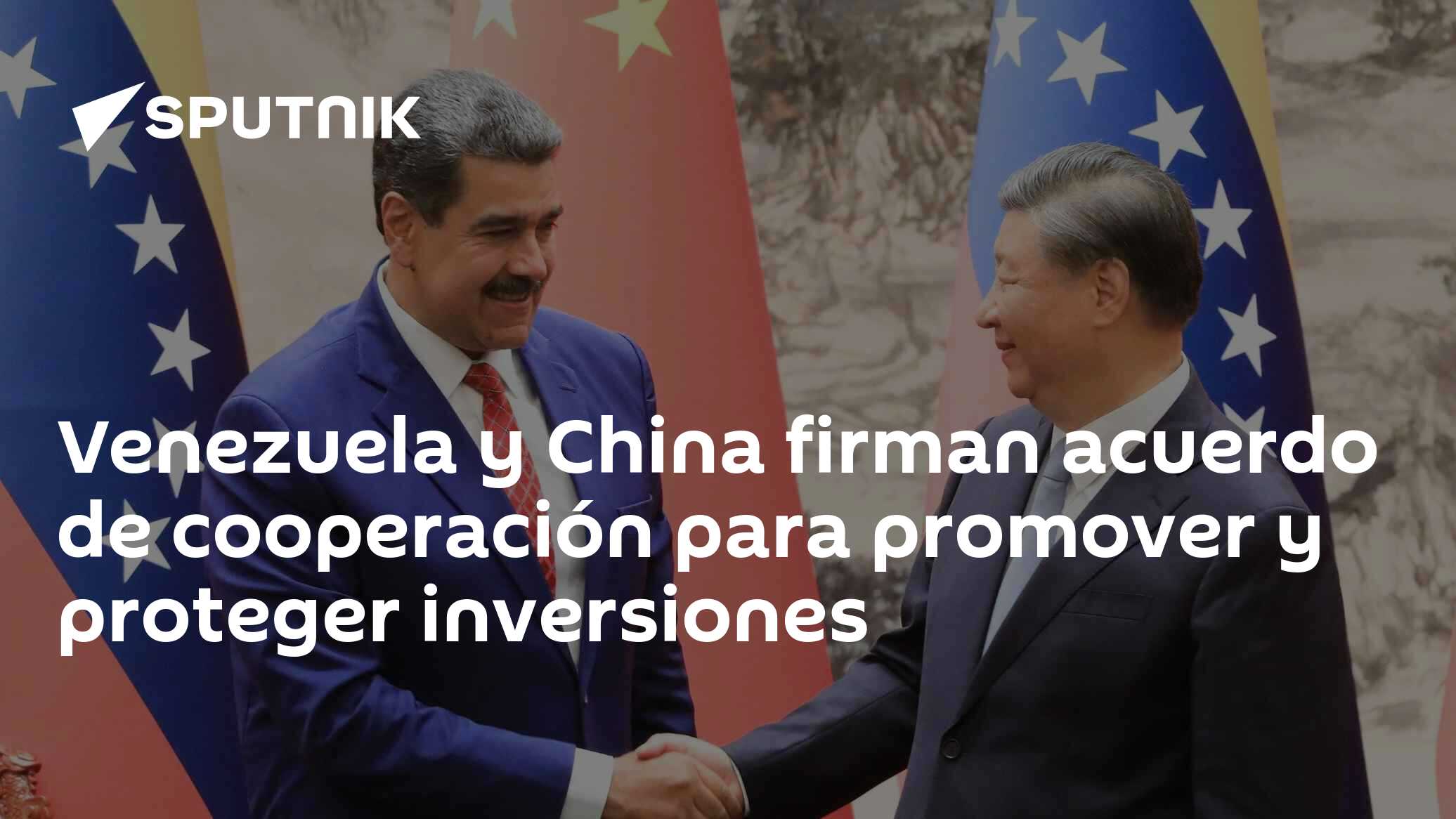 Venezuela y China firman acuerdo de cooperación para promover y ...