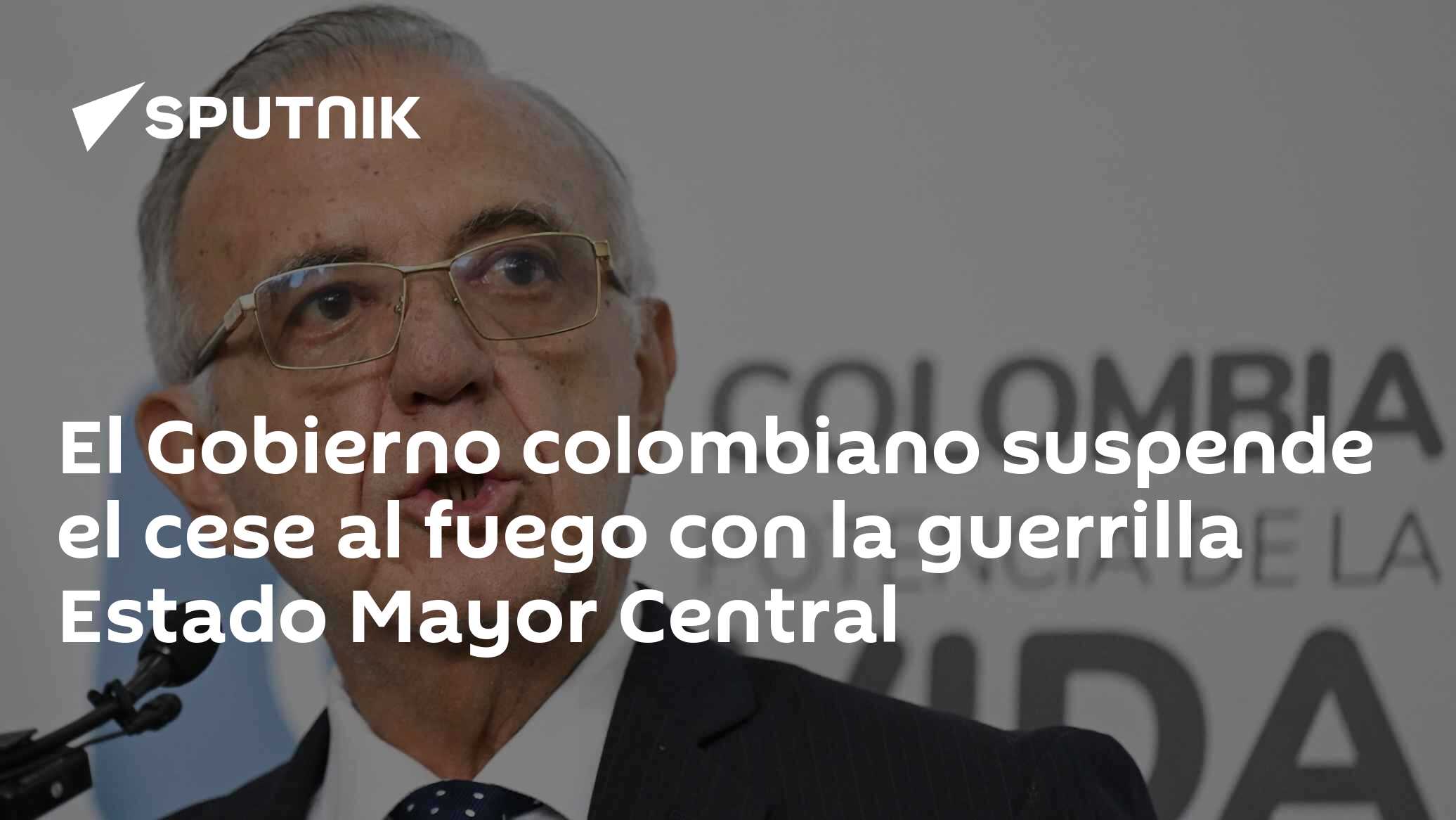 El Gobierno colombiano suspende el cese al fuego con la guerrilla ...