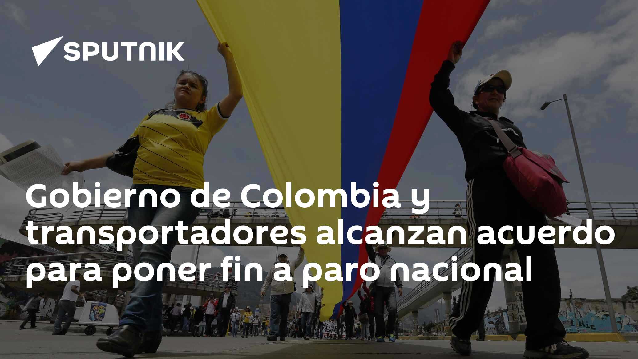 Gobierno de Colombia y transportadores alcanzan acuerdo para poner fin