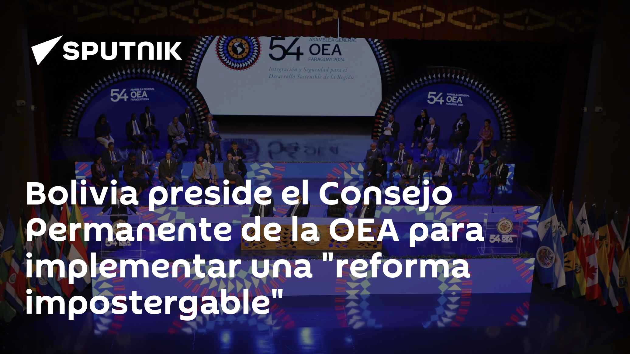 Bolivia preside el Consejo Permanente de la OEA para implementar una ...