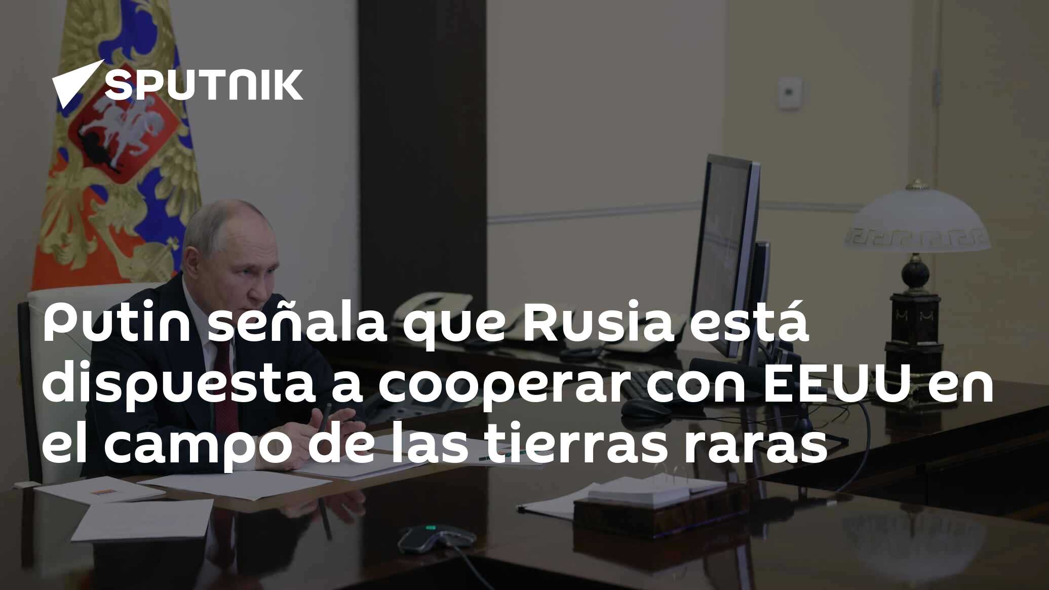 Imagen del artículo: Putin señala que Rusia está dispuesta a cooperar con EEUU en el campo de las tierras raras