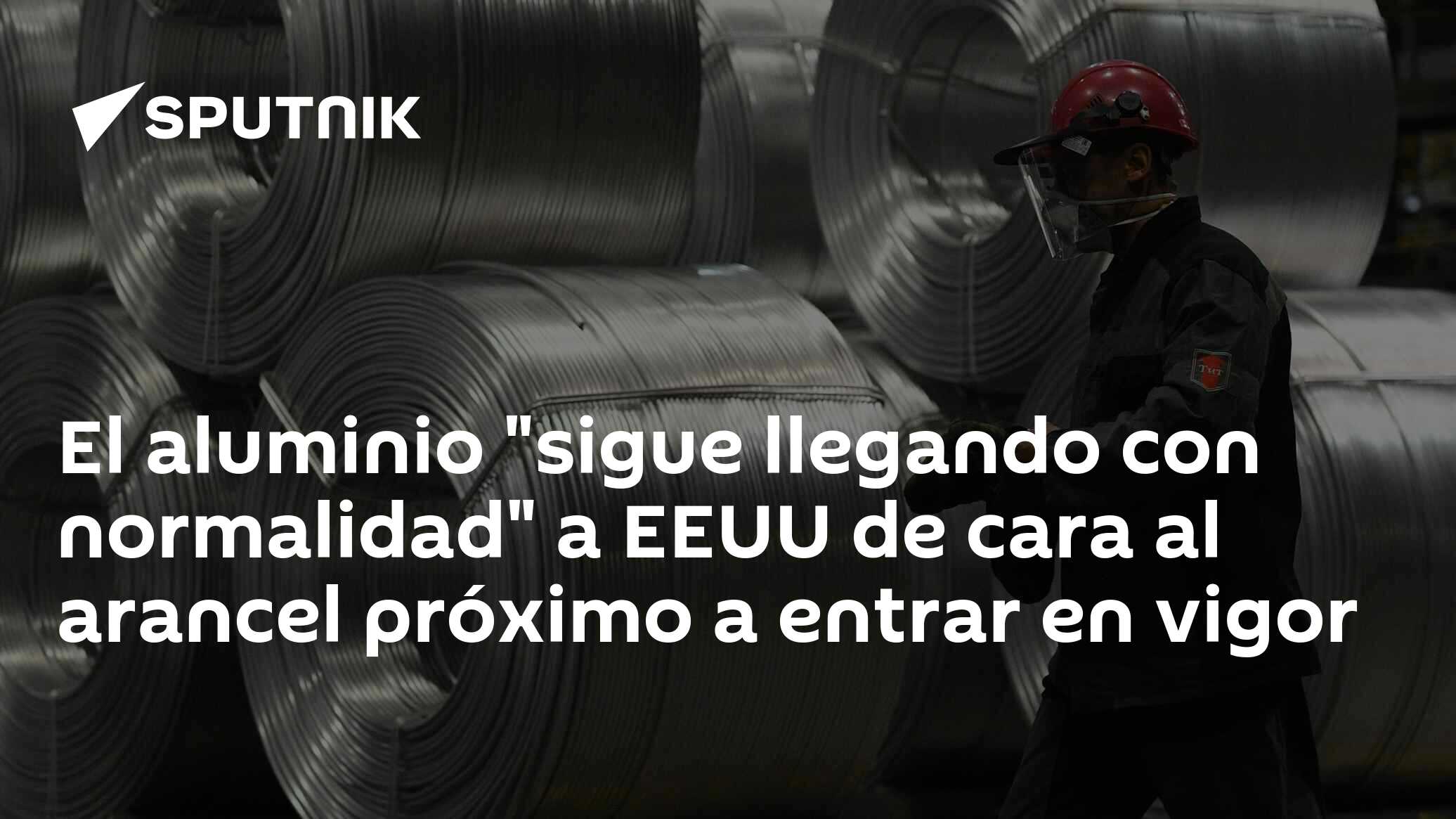 Imagen del artículo: El aluminio 'sigue llegando con normalidad' a EEUU de cara al arancel próximo a entrar en vigor