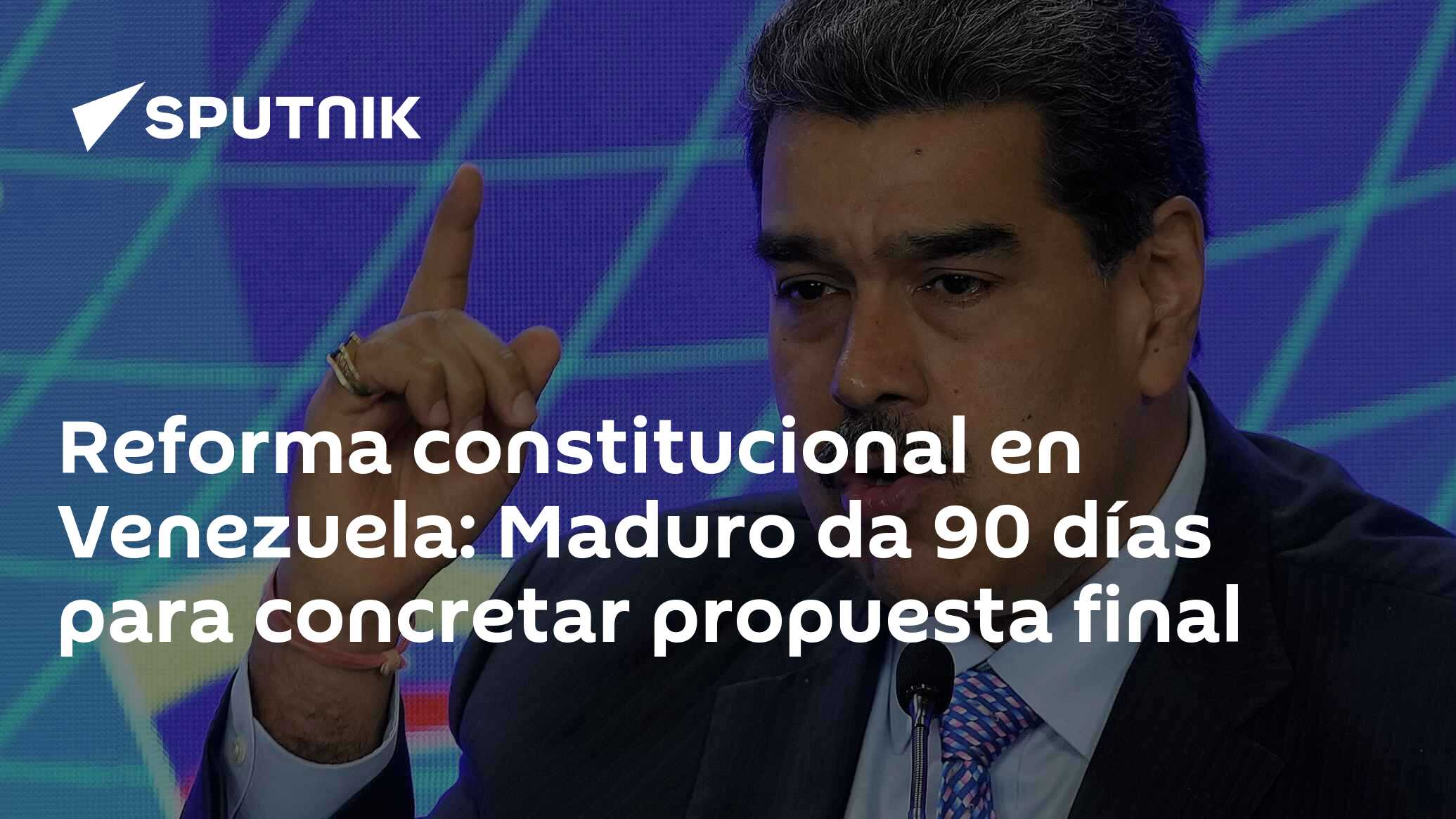 Imagen del artículo: Reforma constitucional en Venezuela: Maduro da 90 días para concretar propuesta final