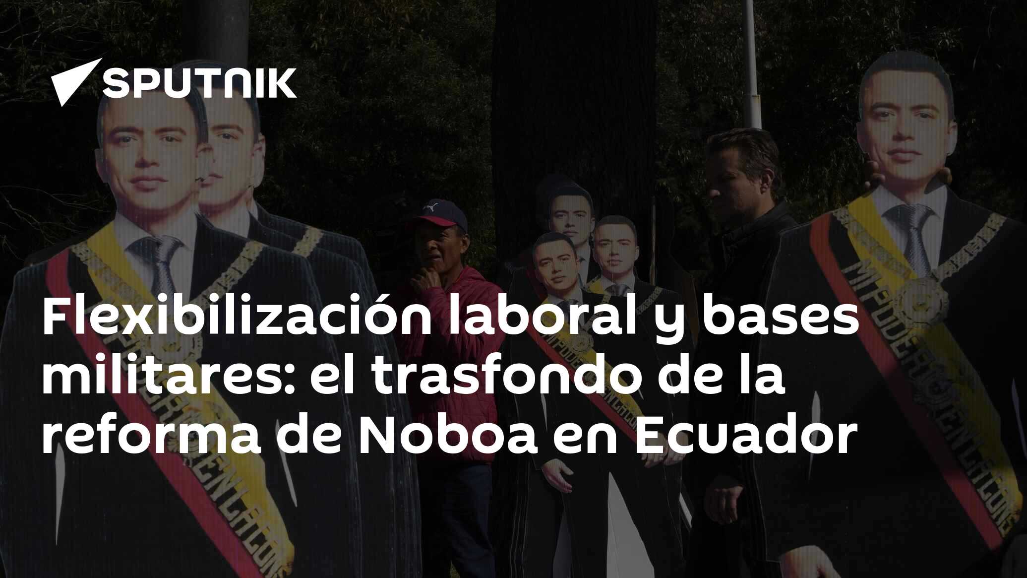 Imagen del artículo: Flexibilización laboral y bases militares: el trasfondo de la reforma de Noboa en Ecuador