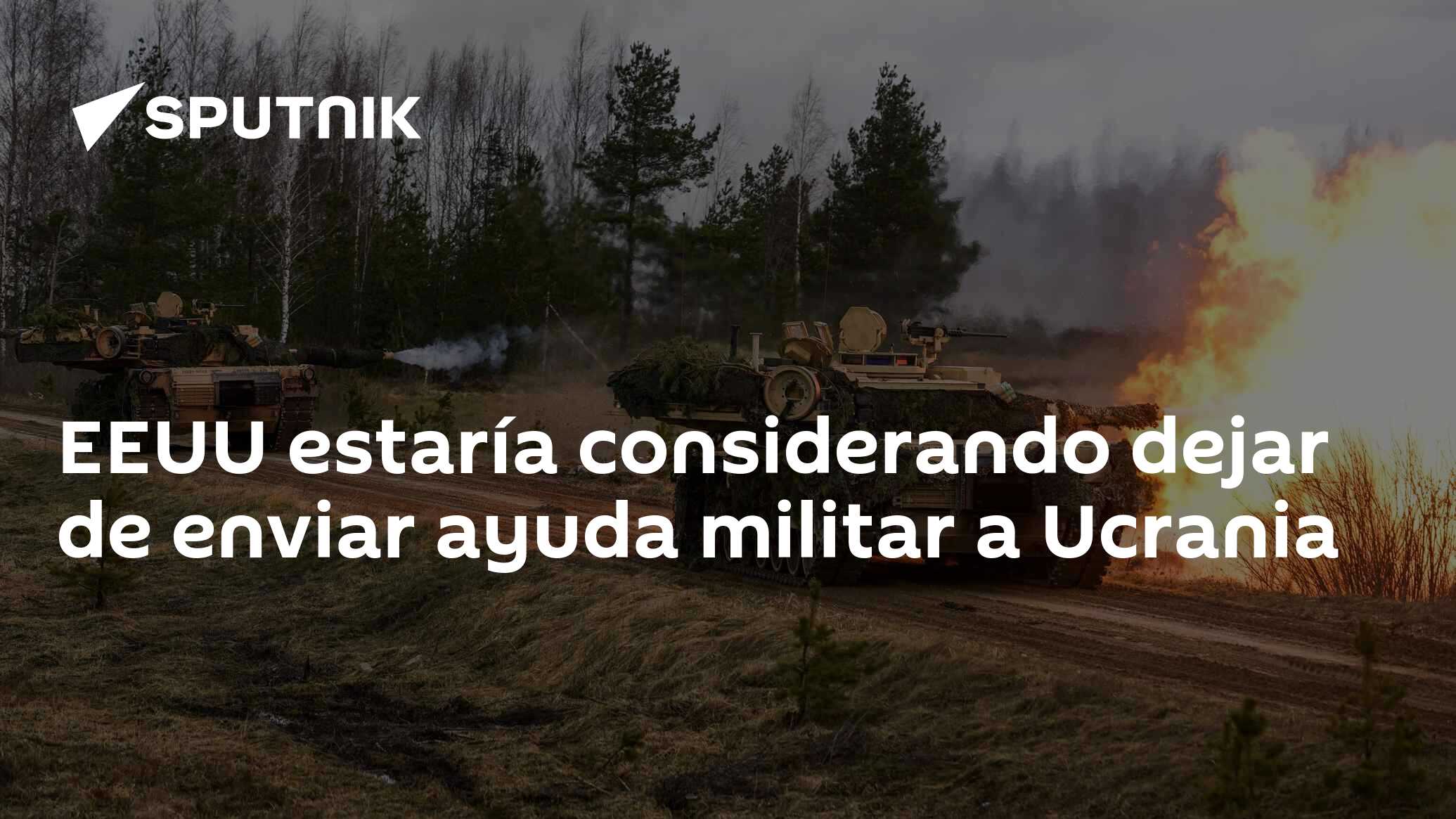 Imagen del artículo: EEUU estaría considerando dejar de enviar ayuda militar a Ucrania