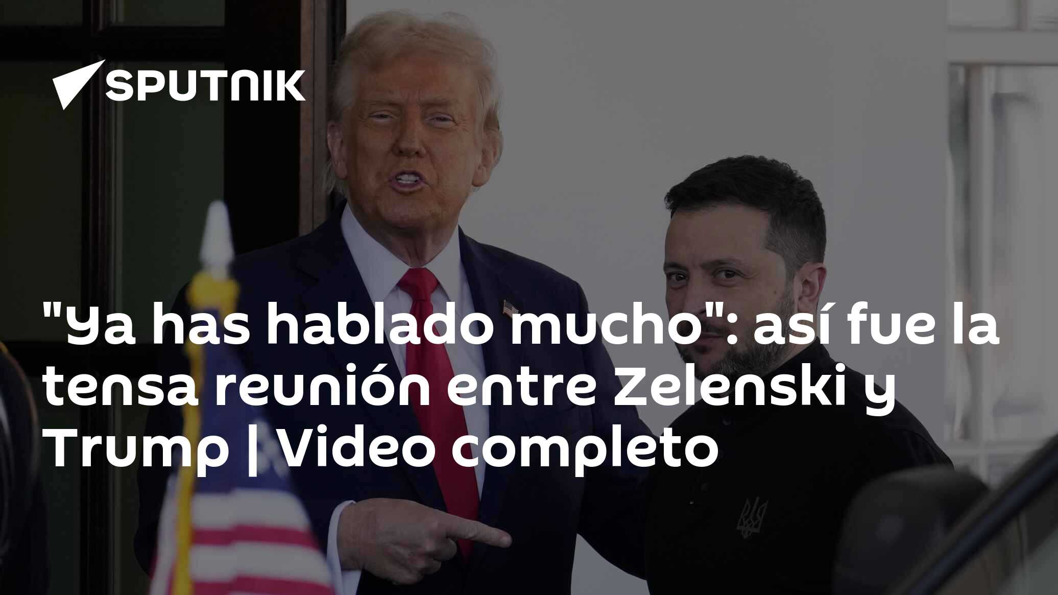 Imagen del artículo: 'Ya has hablado mucho': así fue la tensa reunión entre Zelenski y Trump | Video completo