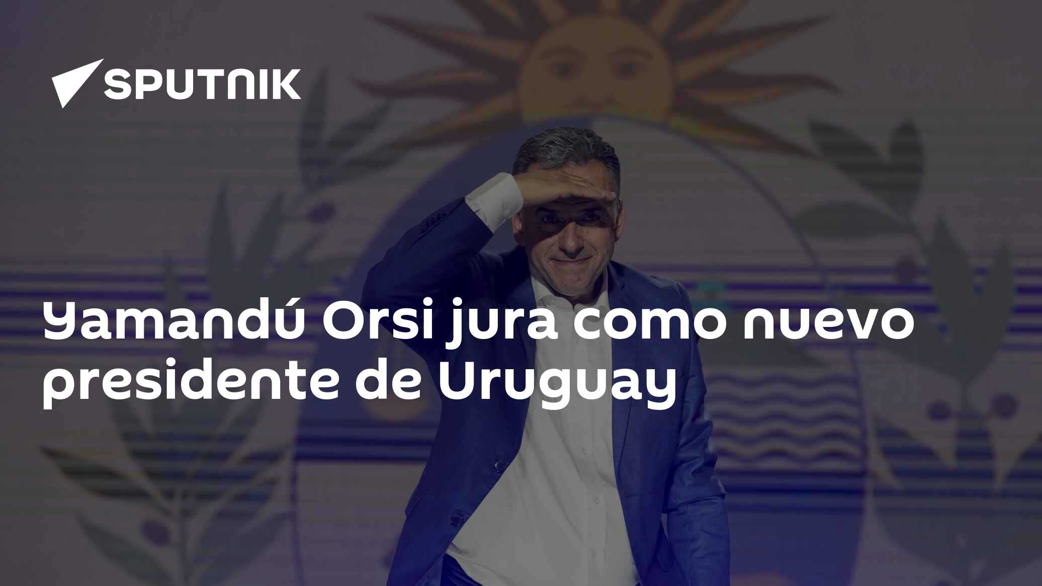 Imagen del artículo: Yamandú Orsi jura como nuevo presidente de Uruguay