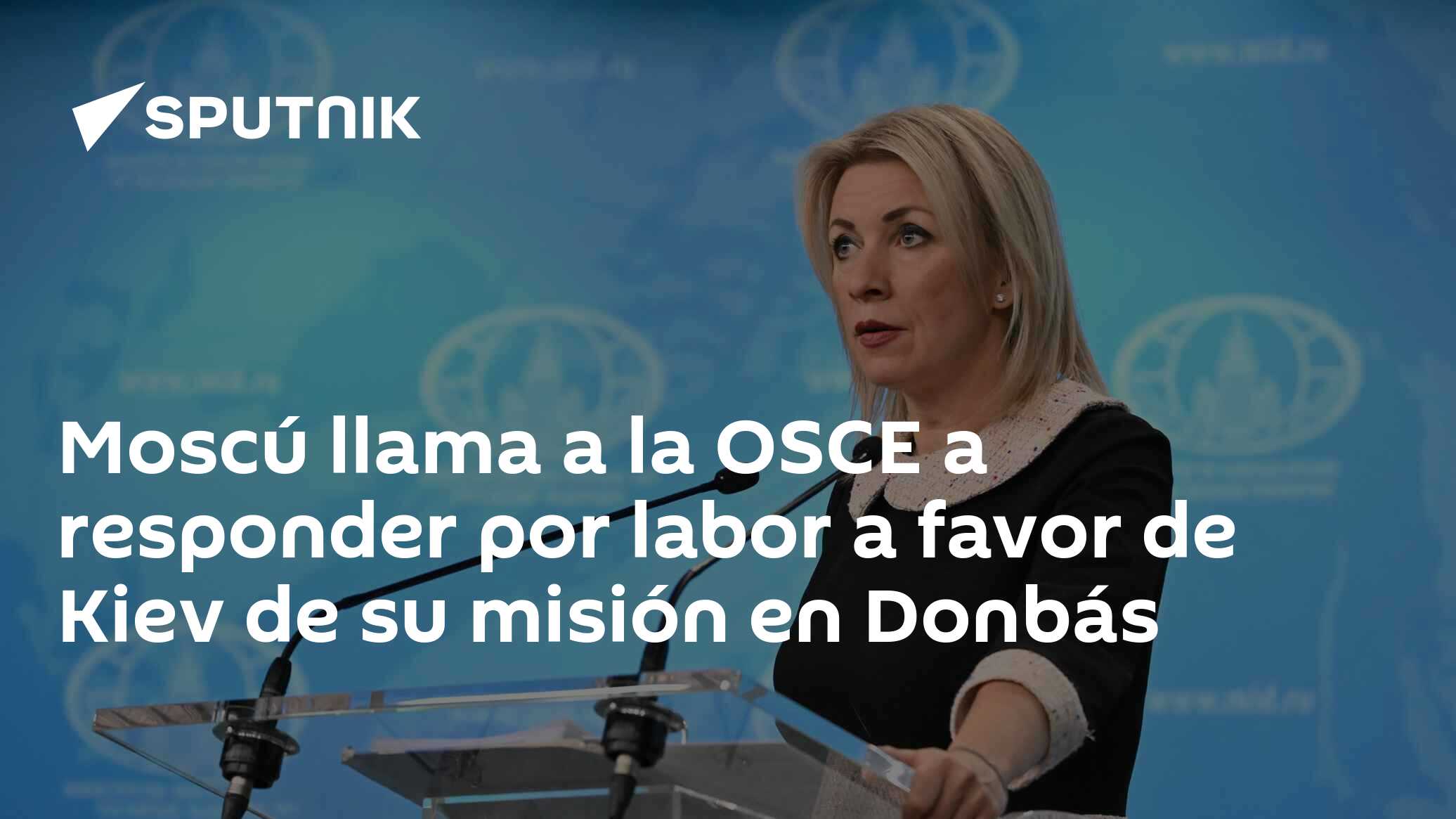 Imagen del artículo: Moscú llama a la OSCE a responder por labor a favor de Kiev de su misión en Donbás