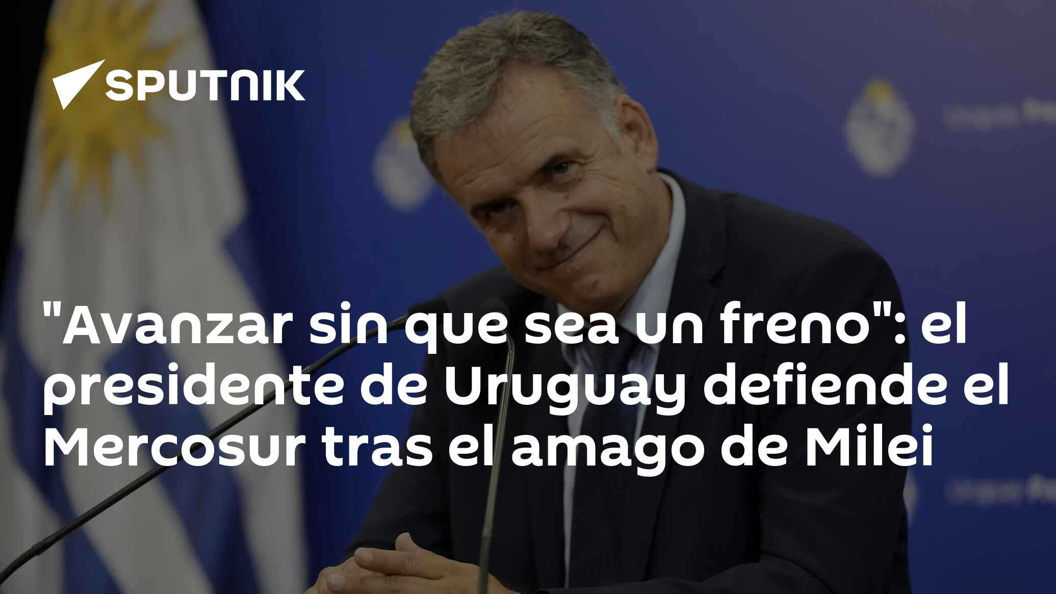 Imagen del artículo: 'Avanzar sin que sea un freno': el presidente de Uruguay defiende el Mercosur tras el amago de Milei