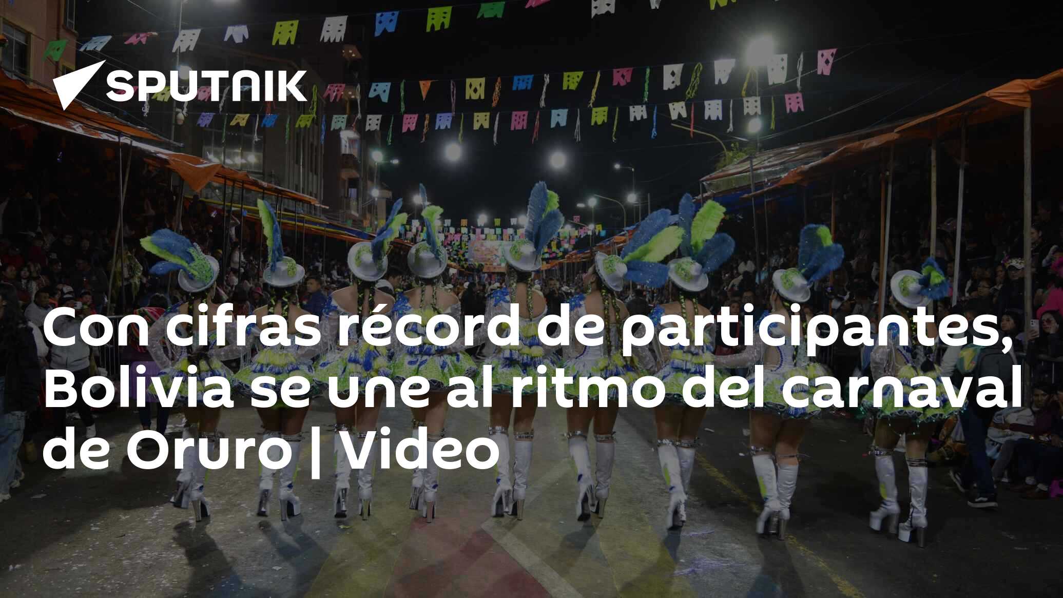 Imagen del artículo: Con cifras récord de participantes, Bolivia se une al ritmo del carnaval de Oruro | Video