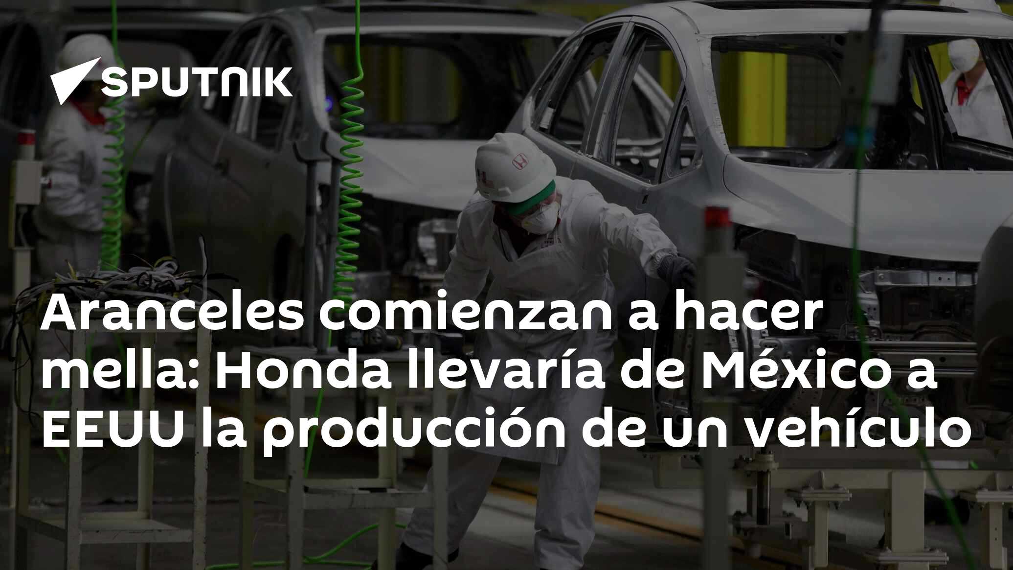 Imagen del artículo: Aranceles comienzan a hacer mella: Honda llevaría de México a EEUU la producción de un vehículo