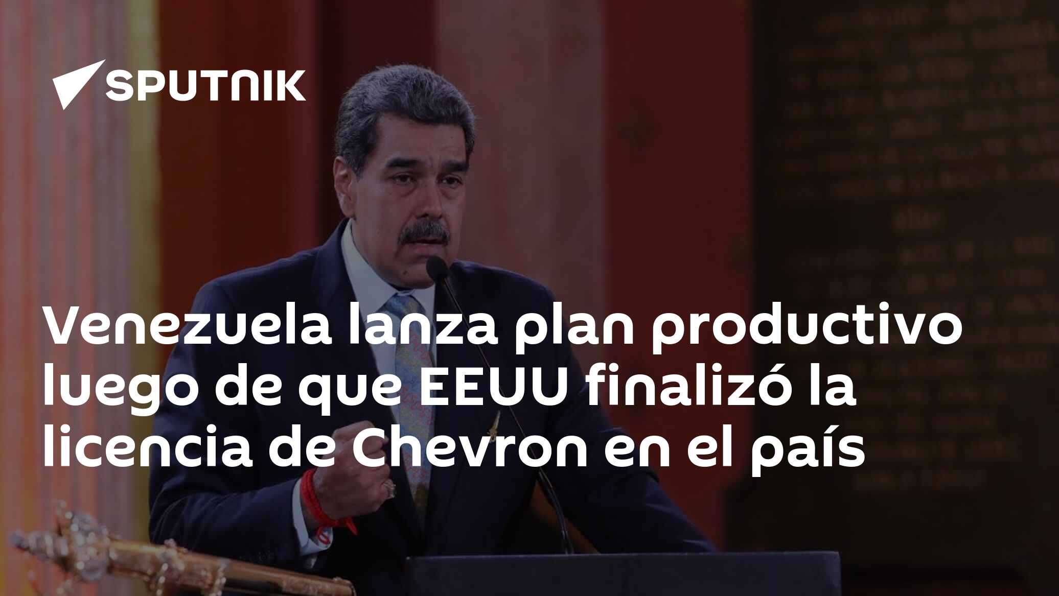Imagen del artículo: Venezuela lanza plan productivo luego de que EEUU finalizó la licencia de Chevron en el país