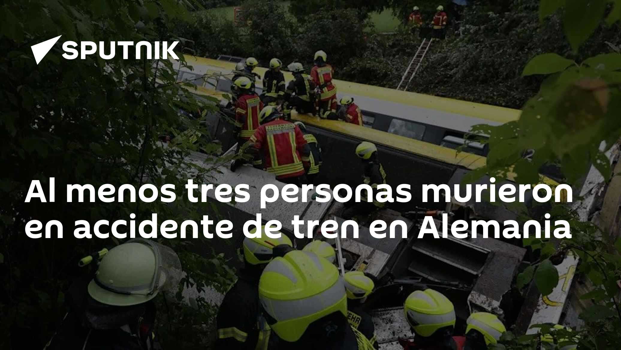 Al menos tres personas murieron en accidente de tren en Alemania - 27. ...