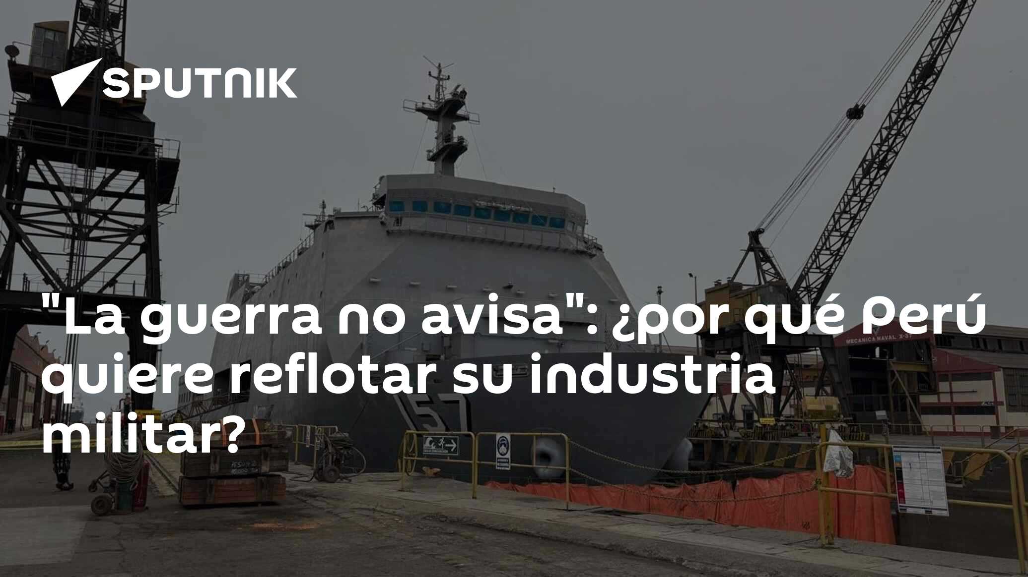 Imagen del artículo: 'La guerra no avisa': ¿por qué Perú quiere reflotar su industria militar?