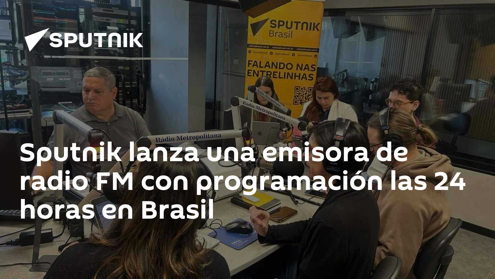 Imagen del artículo: Sputnik lanza una emisora de radio FM con programación las 24 horas en Brasil