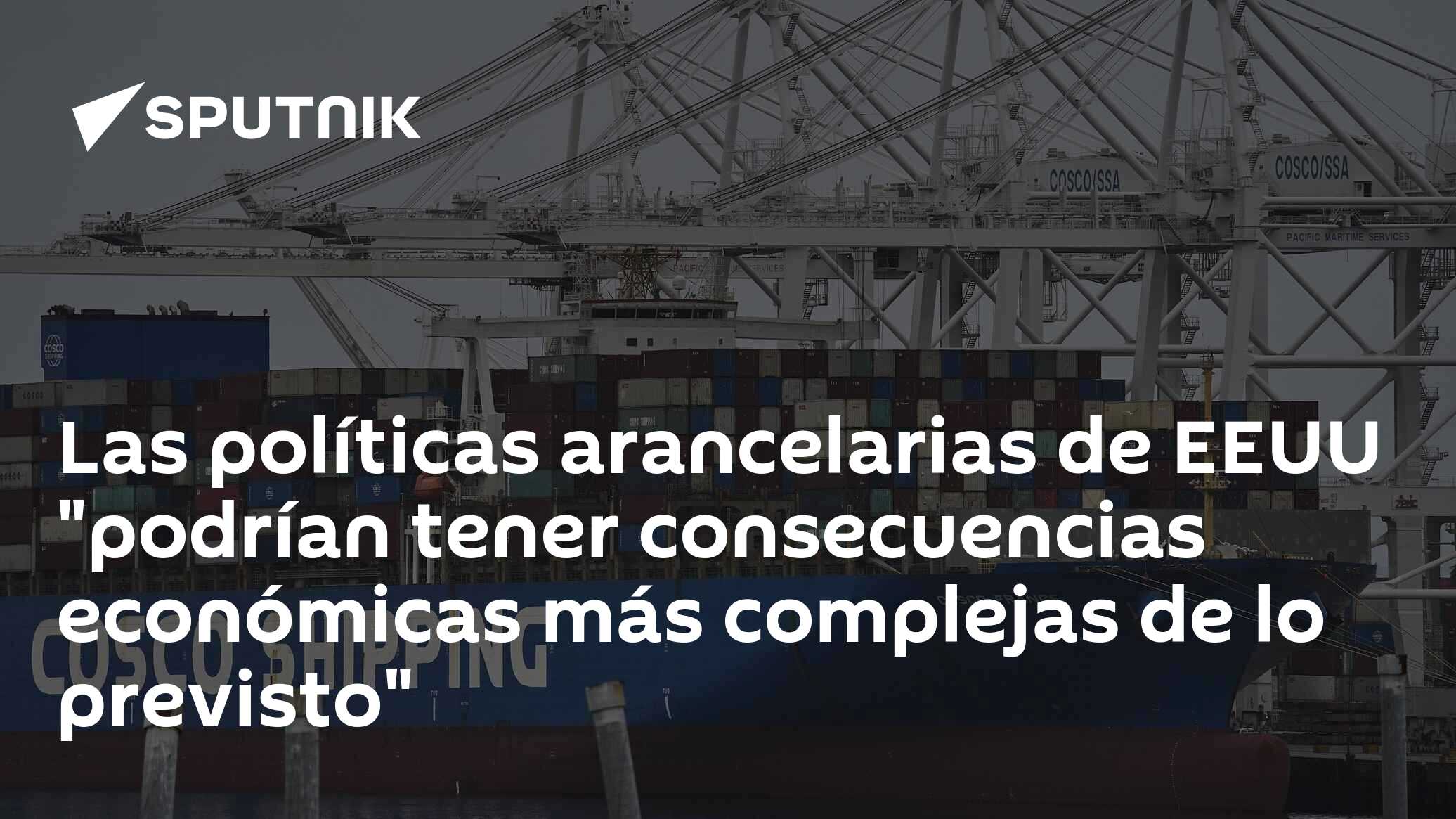 Imagen del artículo: Las políticas arancelarias de EEUU 'podrían tener consecuencias económicas más complejas de lo previsto'
