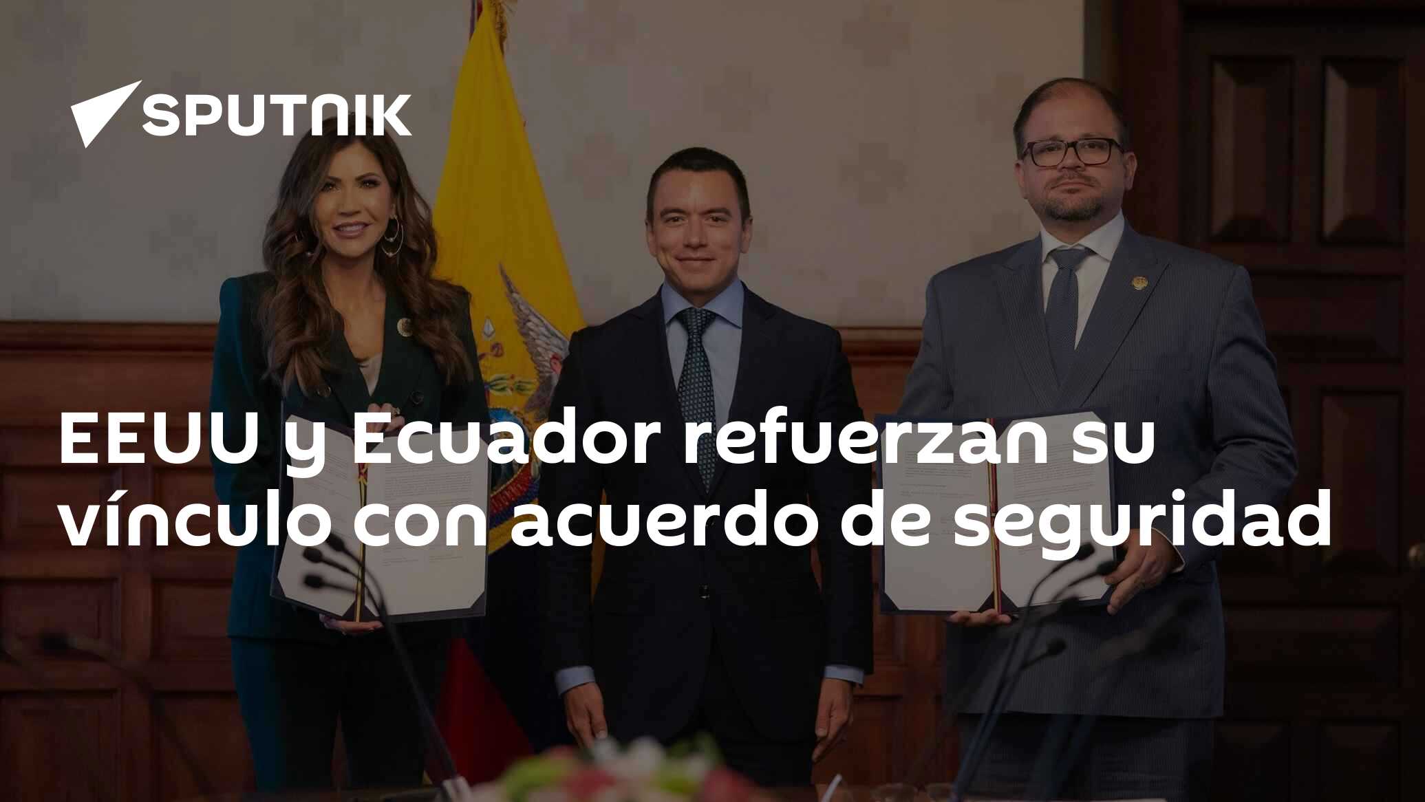 Imagen del artículo: EEUU y Ecuador refuerzan su vínculo con acuerdo de seguridad