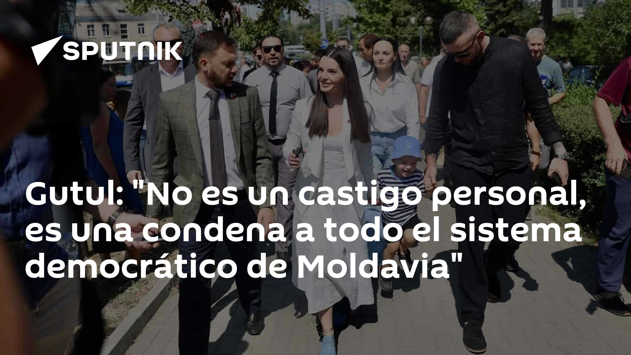 Imagen del artículo: Gutul: 'No es un castigo personal, es una condena a todo el sistema democrático de Moldavia'