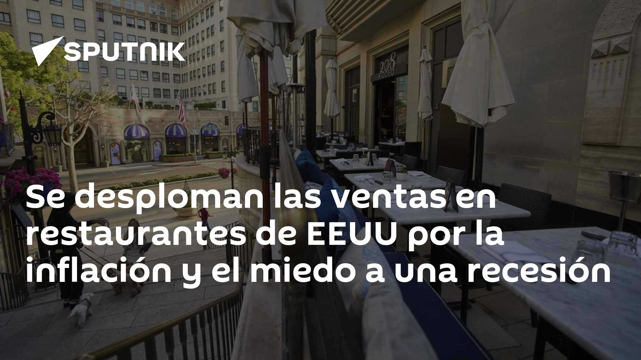 Se desploman las ventas en restaurantes de EEUU por la inflación y el ...