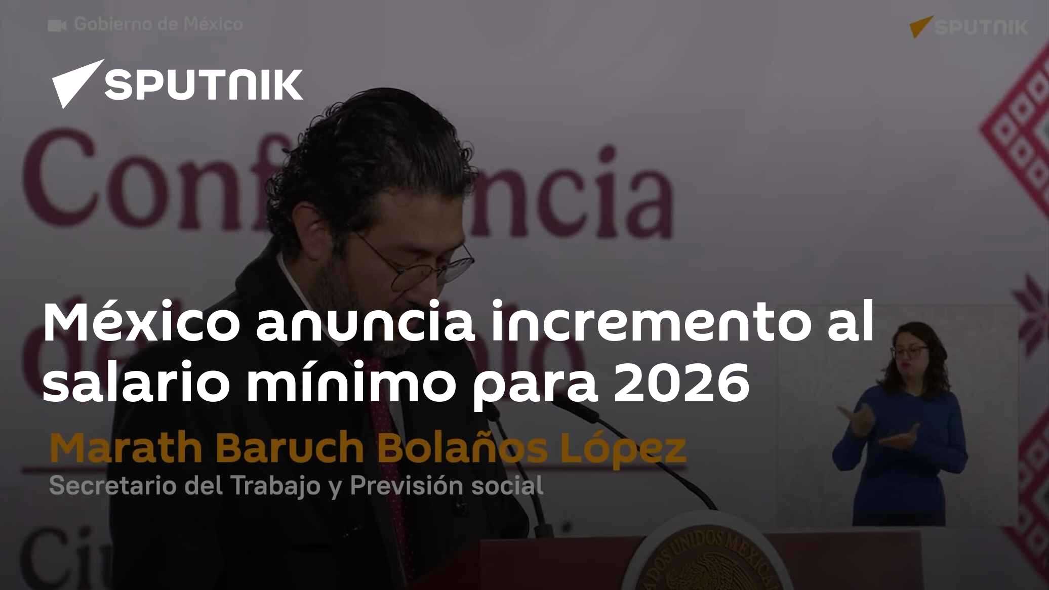 México anuncia incremento al salario mínimo para 2026 - 03.12.2025 ...