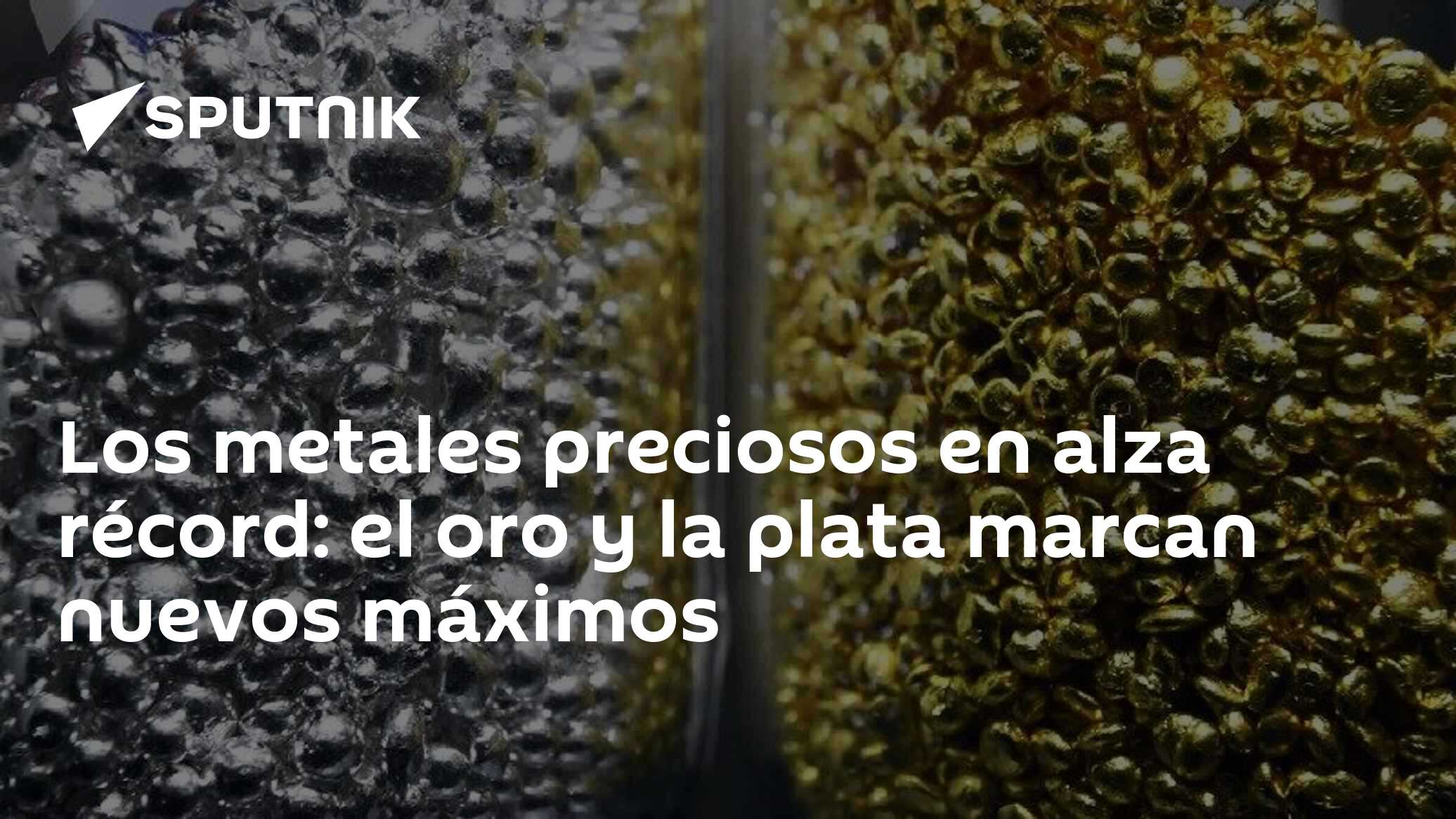 Los metales preciosos en alza récord: el oro y la plata marcan nuevos ...