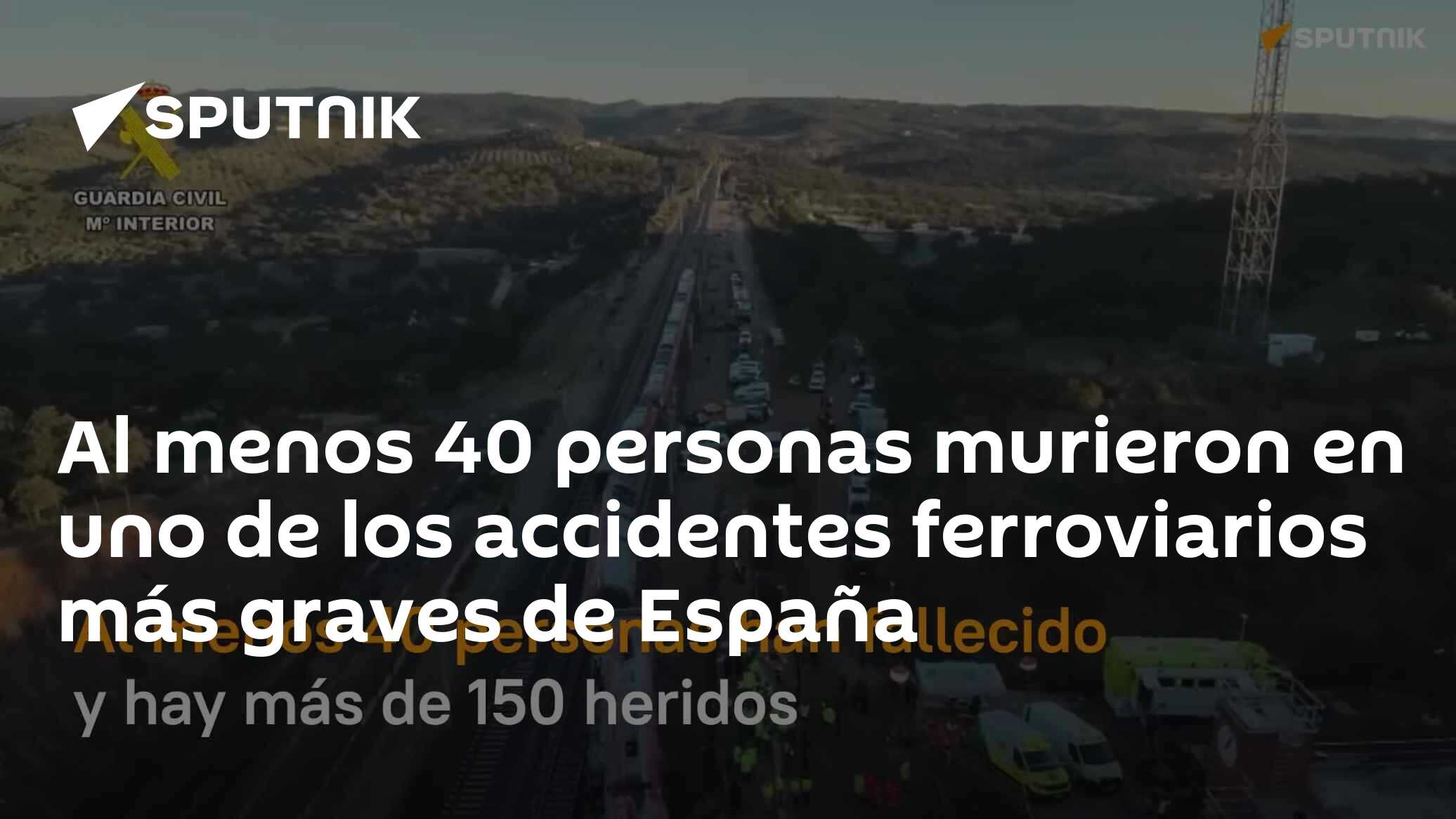 Al menos 40 personas murieron en uno de los accidentes ferroviarios más ...