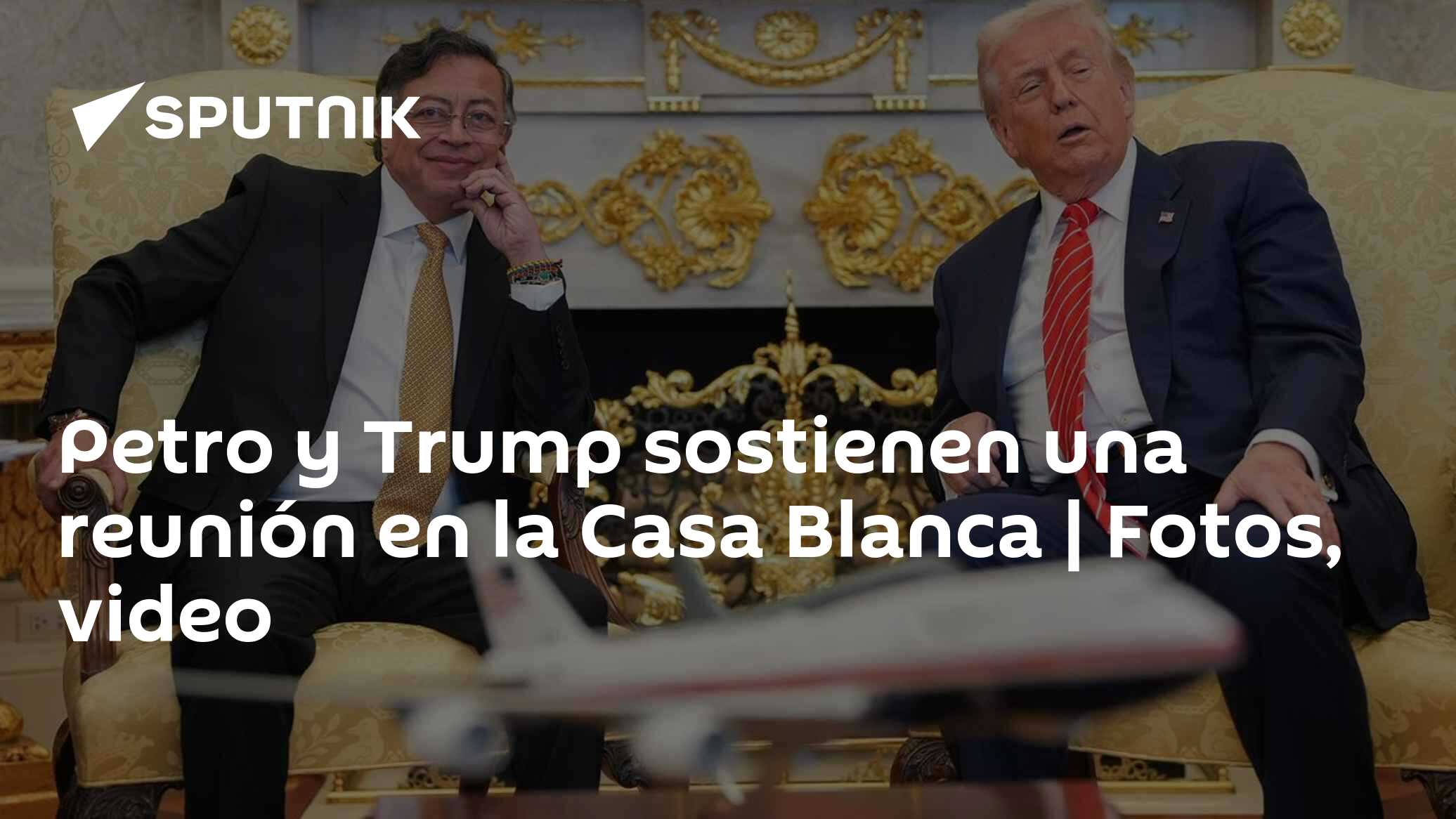 Petro y Trump sostienen una reunión en la Casa Blanca | Fotos, video ...